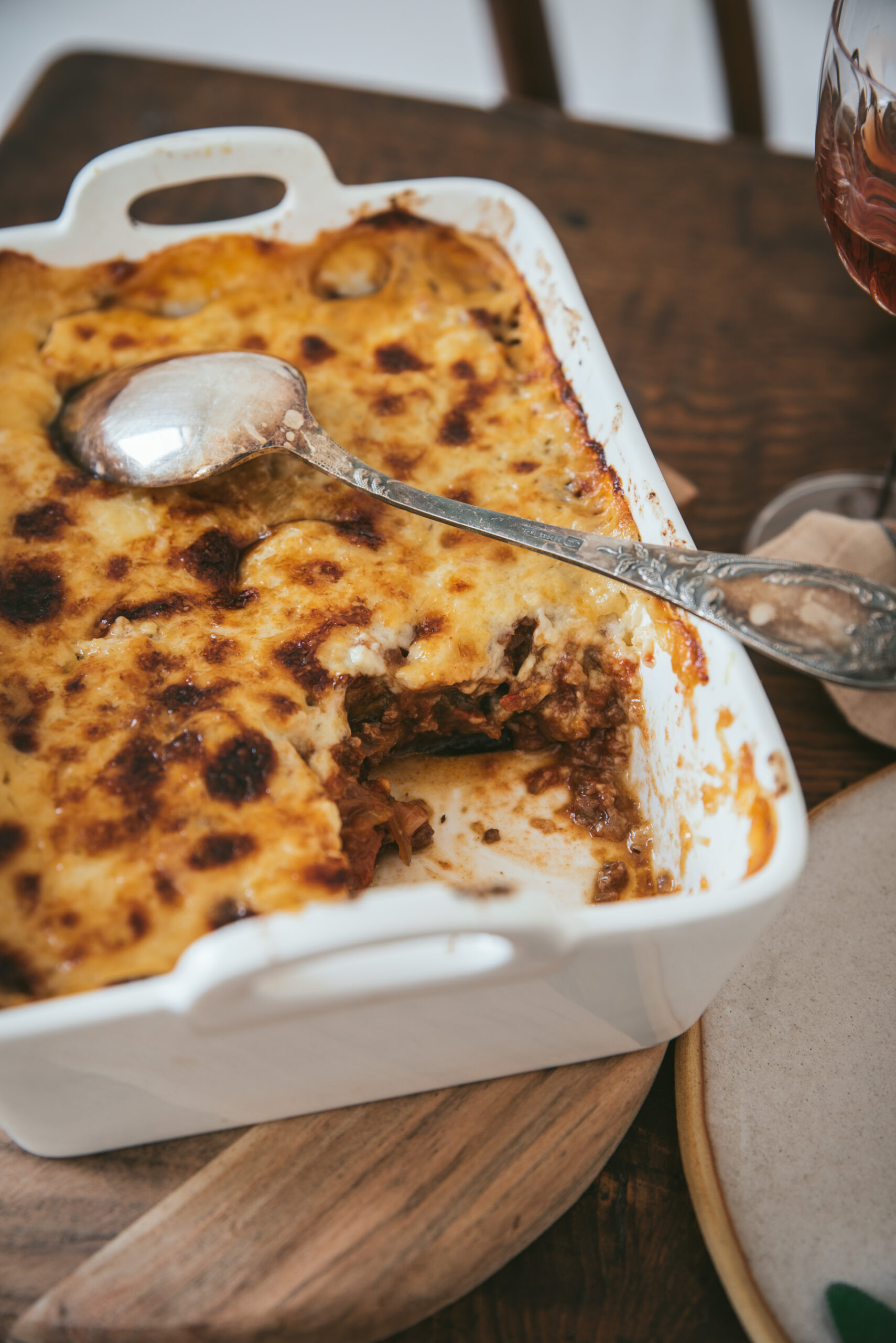 Greek Moussaka – Eggplant and Beef