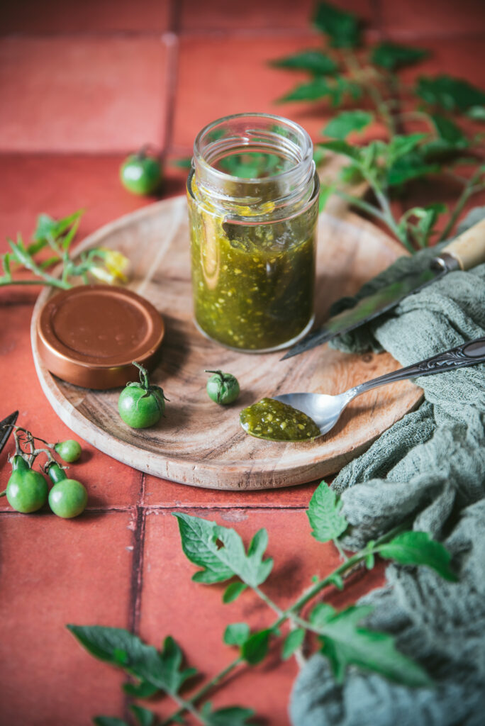 Confiture de tomate verte - Recette - Tangerine Zest