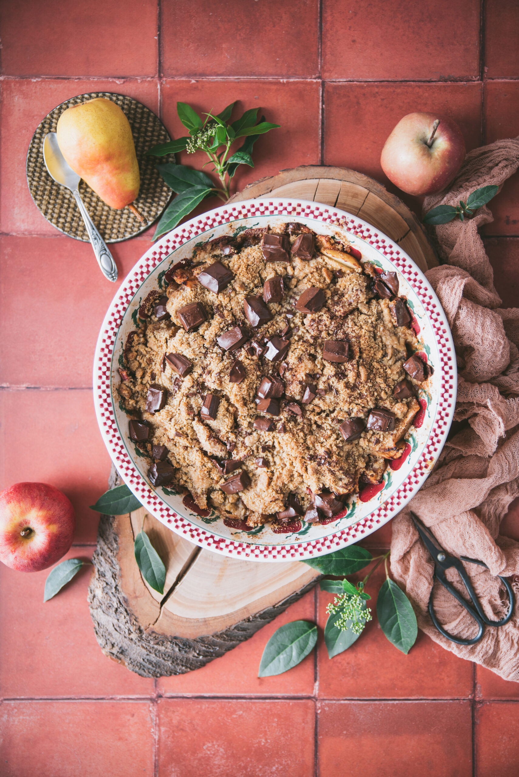 Apple and pear crumble recipe