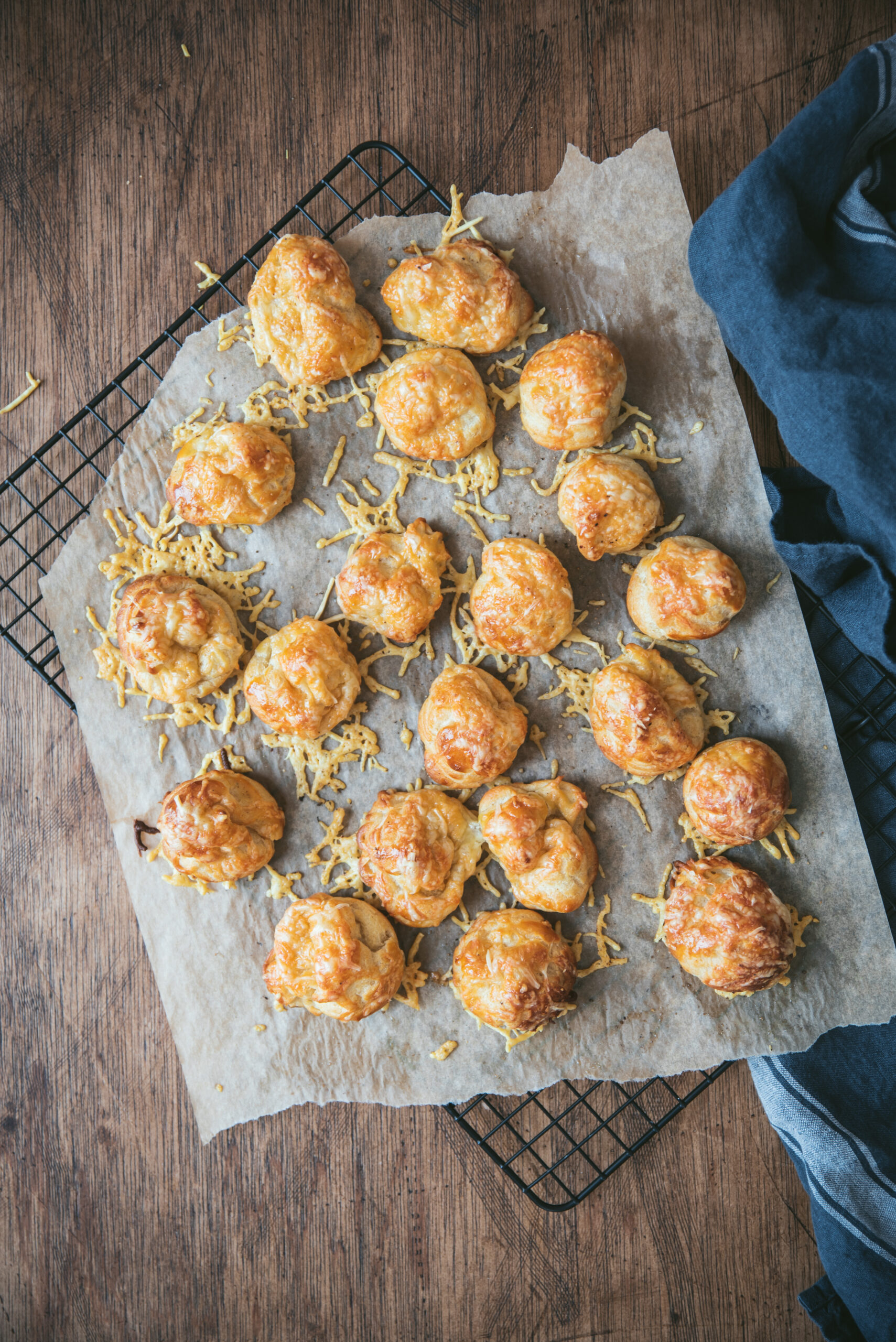 Cheese gougeres french recipe