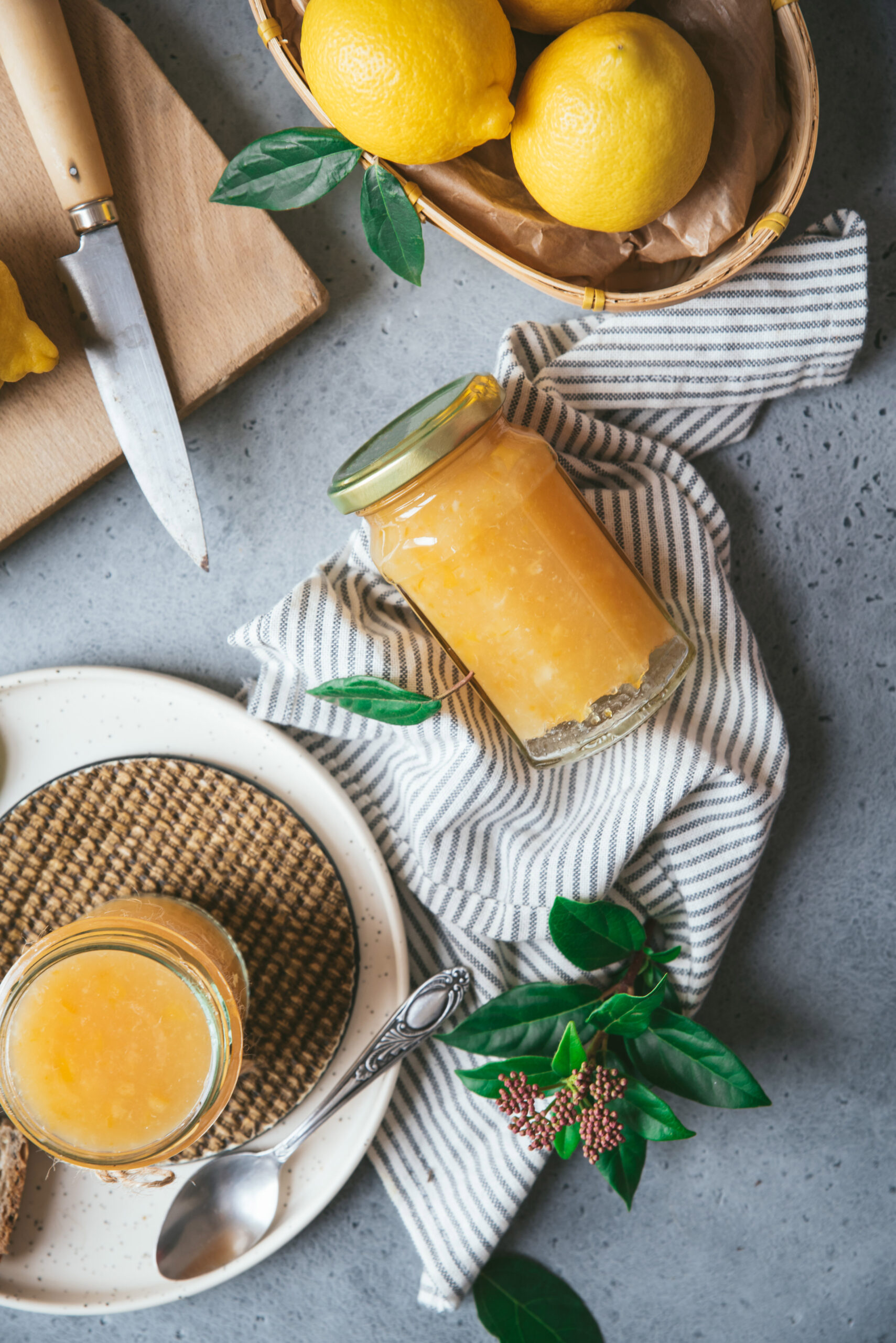 Lemon and Bergamot Jam Homemade Recipe