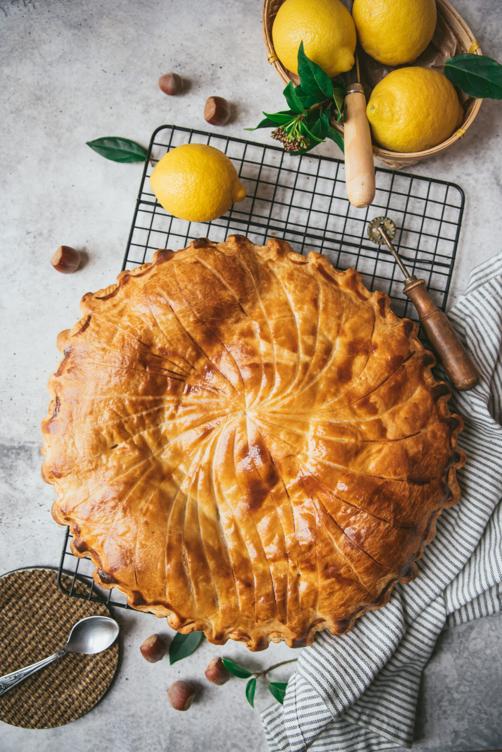 Recette Galette des rois noisette et citron