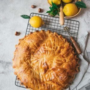 Galette des rois noisette et citron