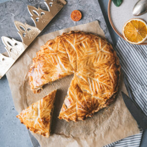 Galette des rois orange cannelle et gingembre