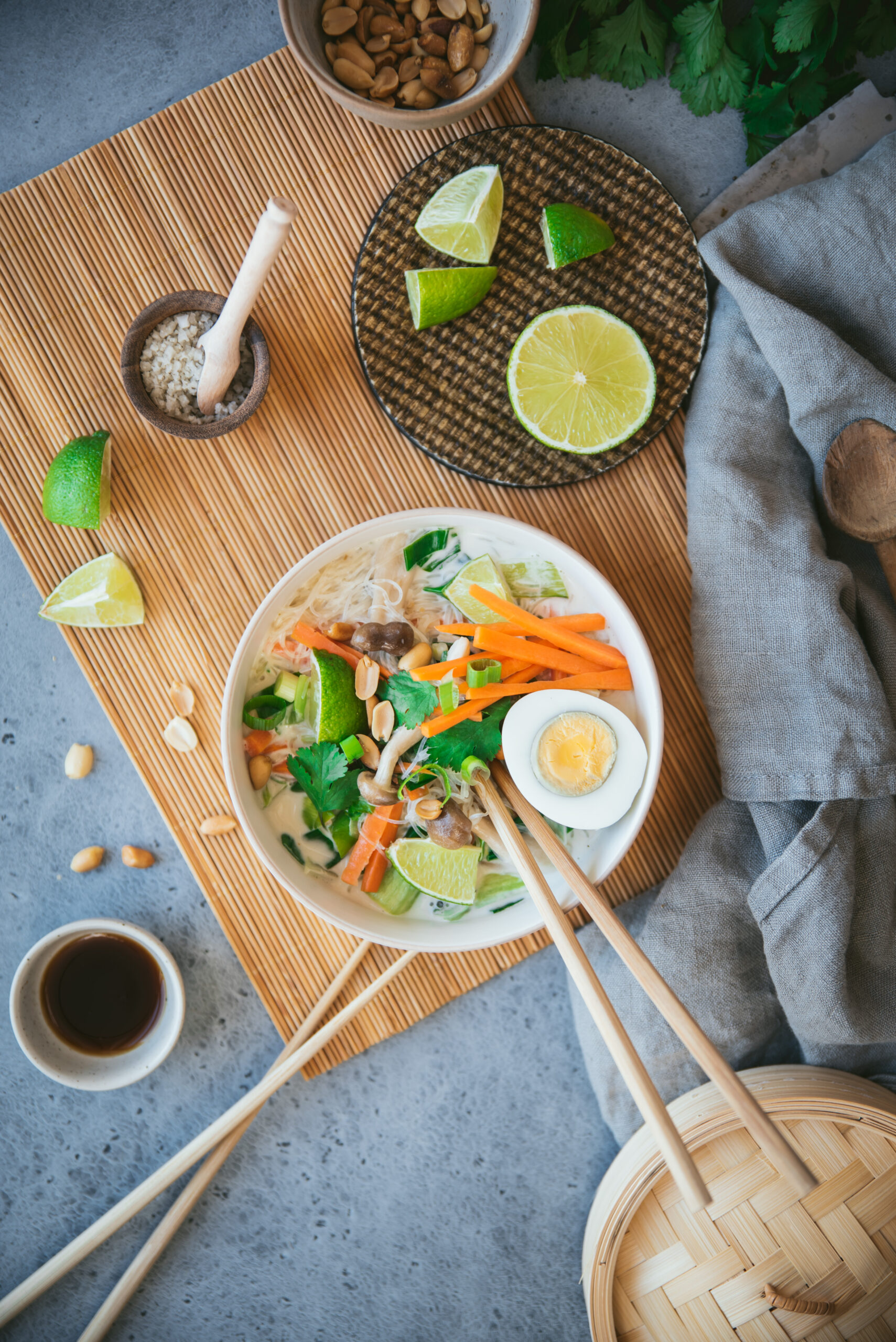 Curry thaï de légumes au lait de coco