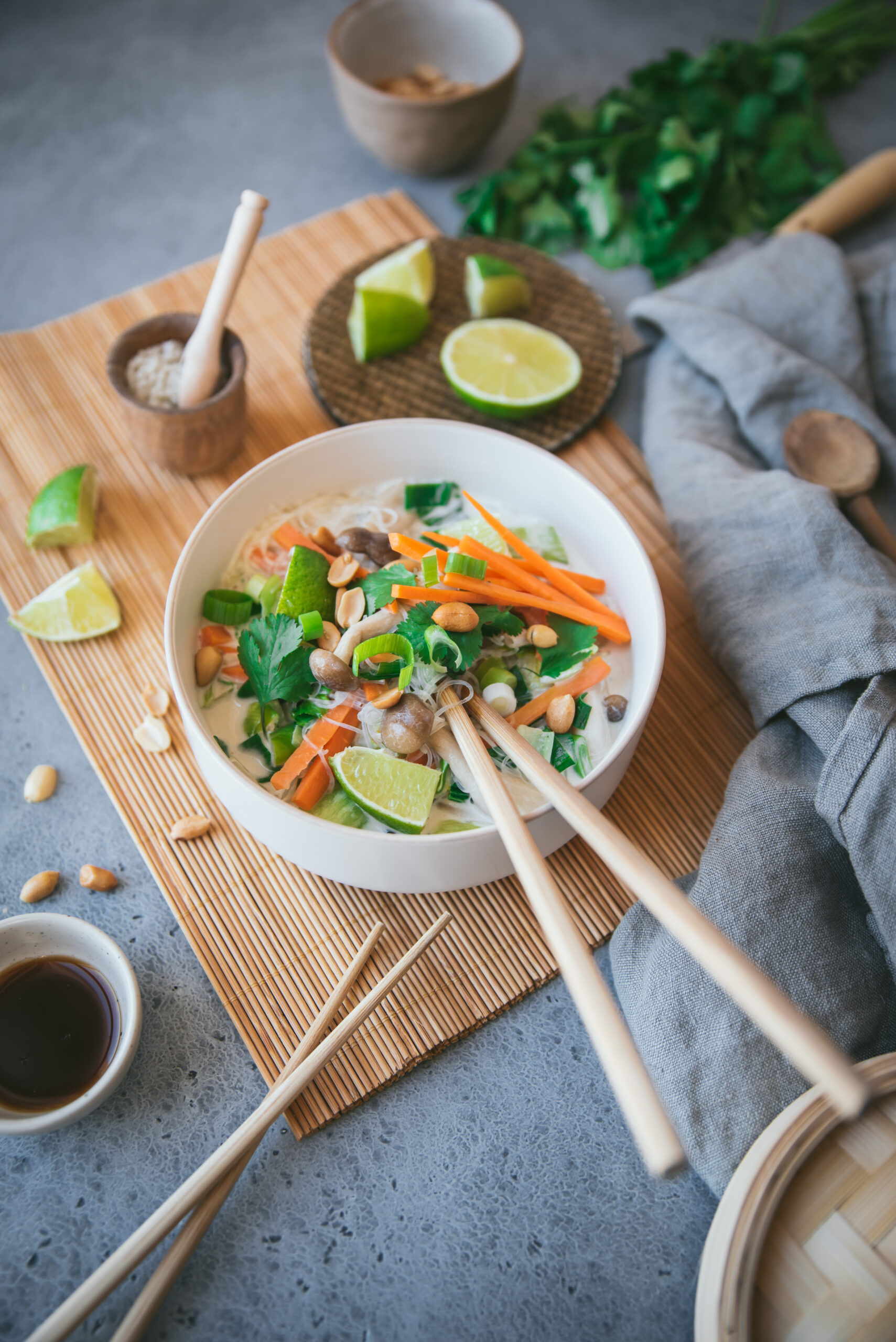 Soupe thai veggie lait de coco