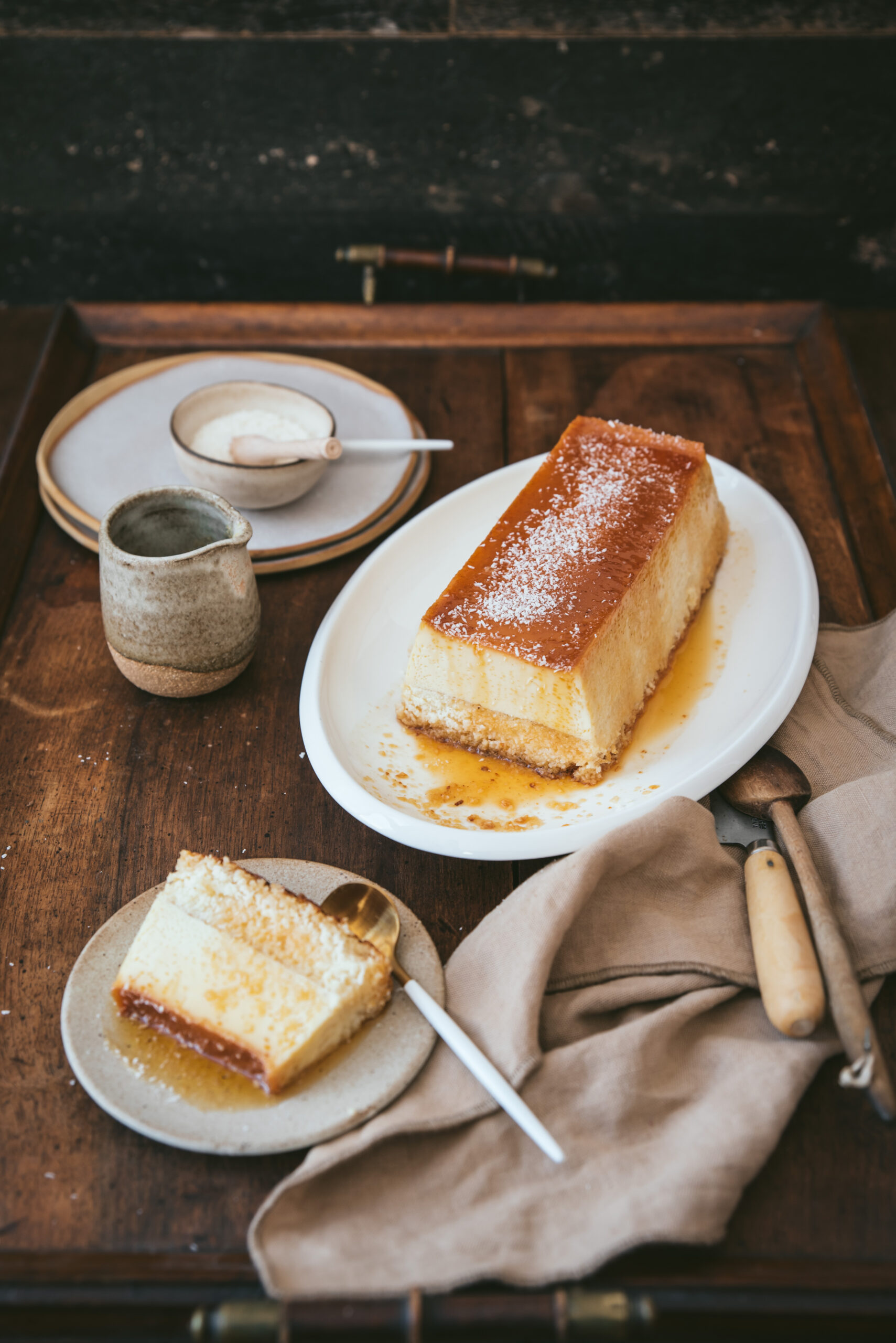 Creamy Caribbean Coconut Flan with Caramel