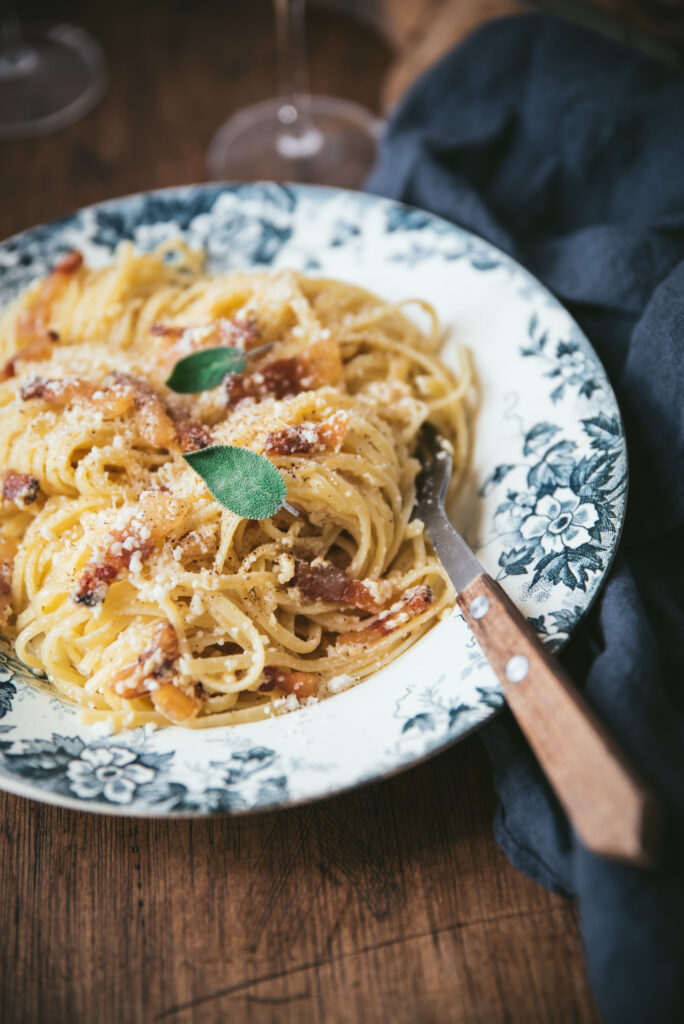 vraie recette pates carbonara italienne