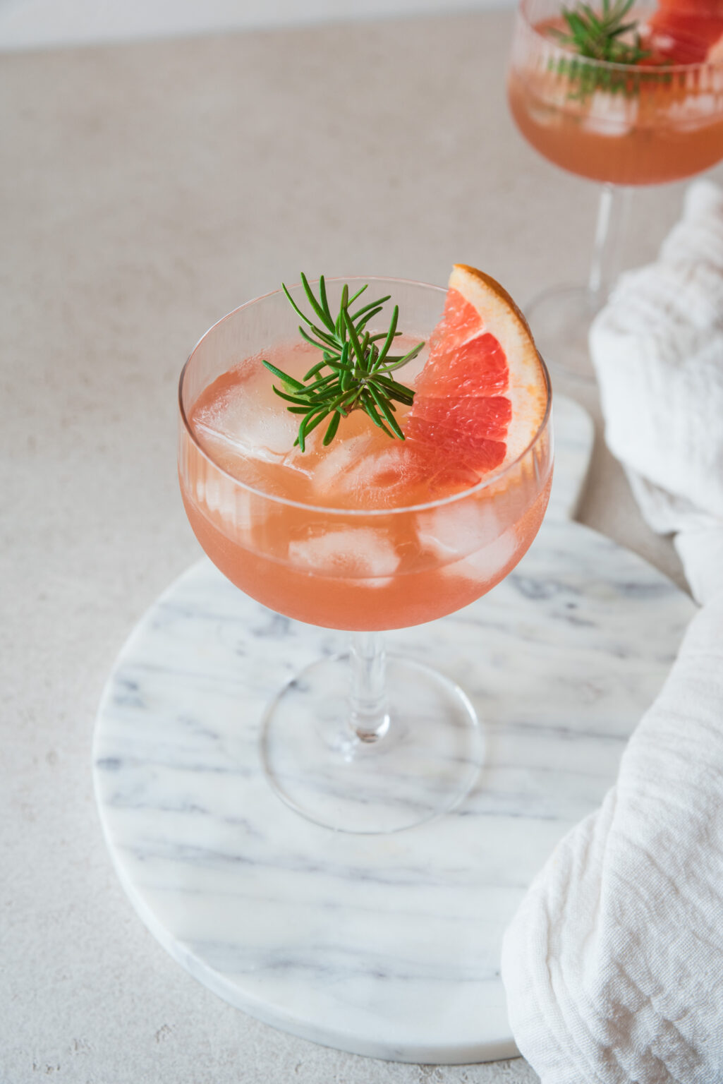 Cocktail Rosé Pamplemousse {recette apéritif} - Tangerine Zest