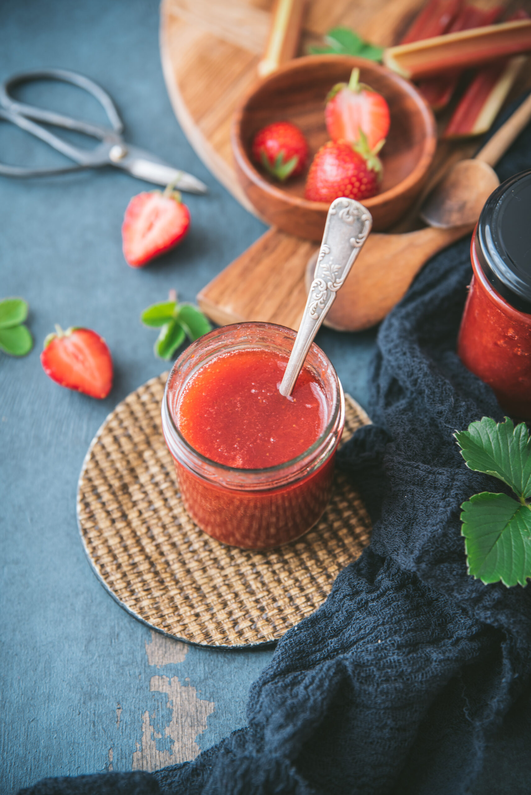 Strawberry Rhubarb Jam Homemade Recipe