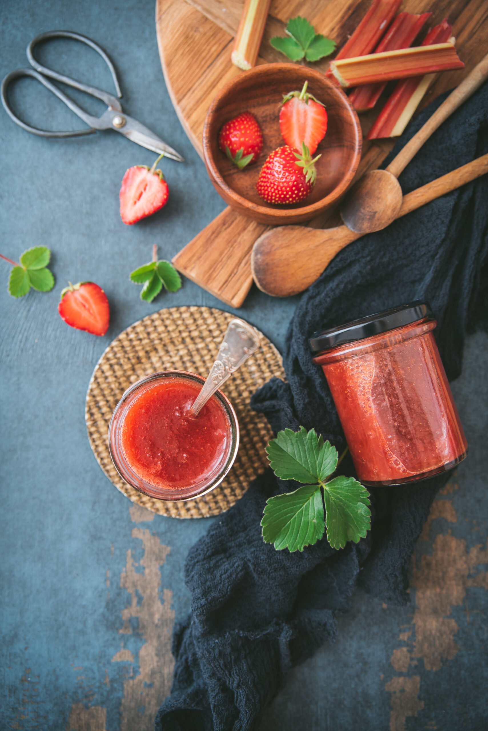 recette maison rhubarbe fraise