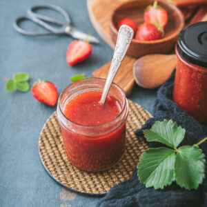 confiture fraise rhubarbe