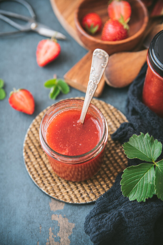 confiture fraise rhubarbe