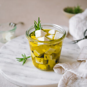 Feta Marinée à l'huile d'olive