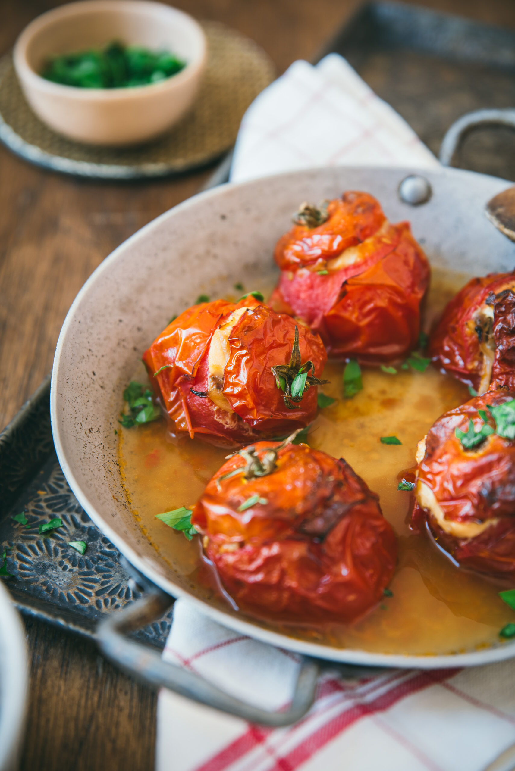 Baked Stuffed Tomatoes recipe