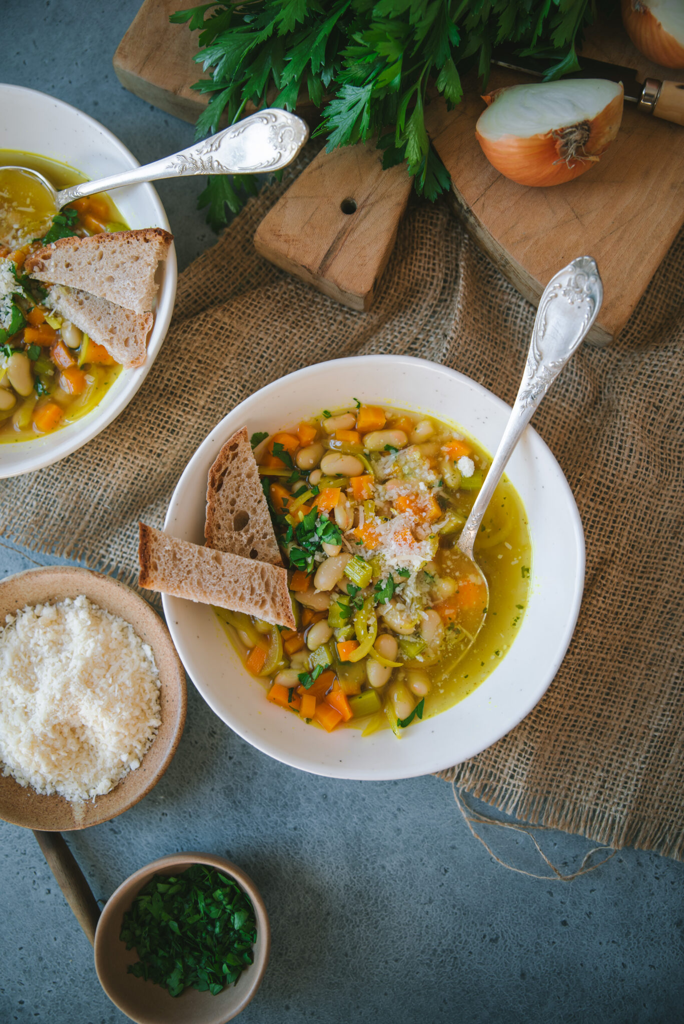 Soupe De Haricots Blancs Et Légumes - Recette - Tangerine Zest