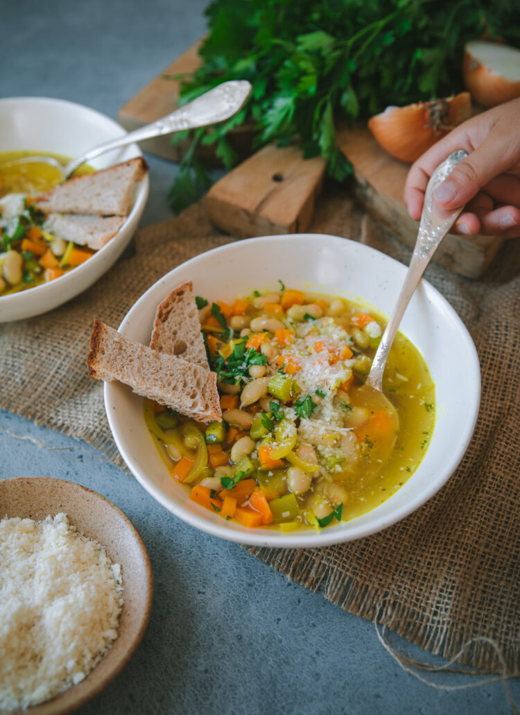 recette soupe haricots blancs legumes