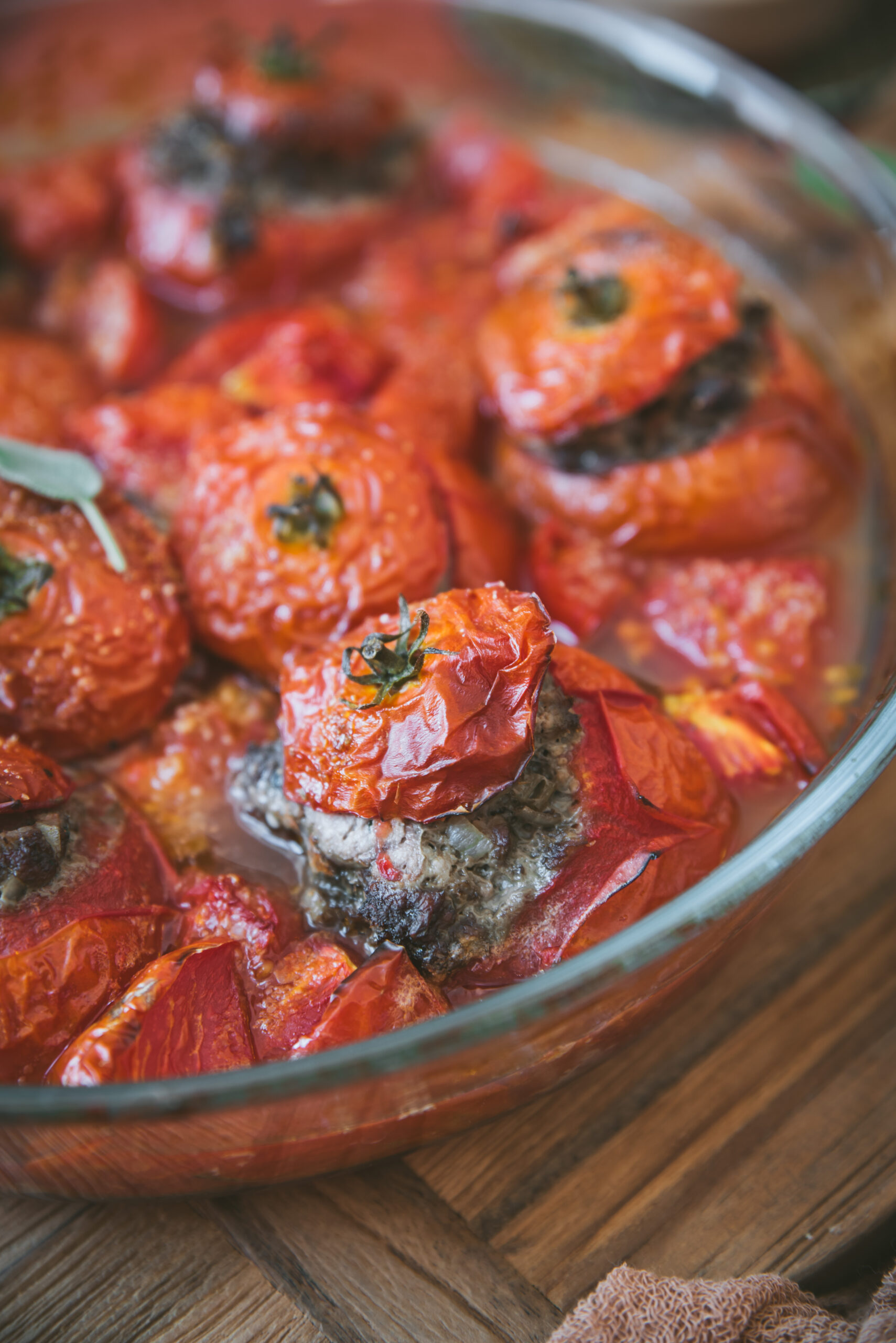 Stuffed Tomatoes with minced Beef recipe