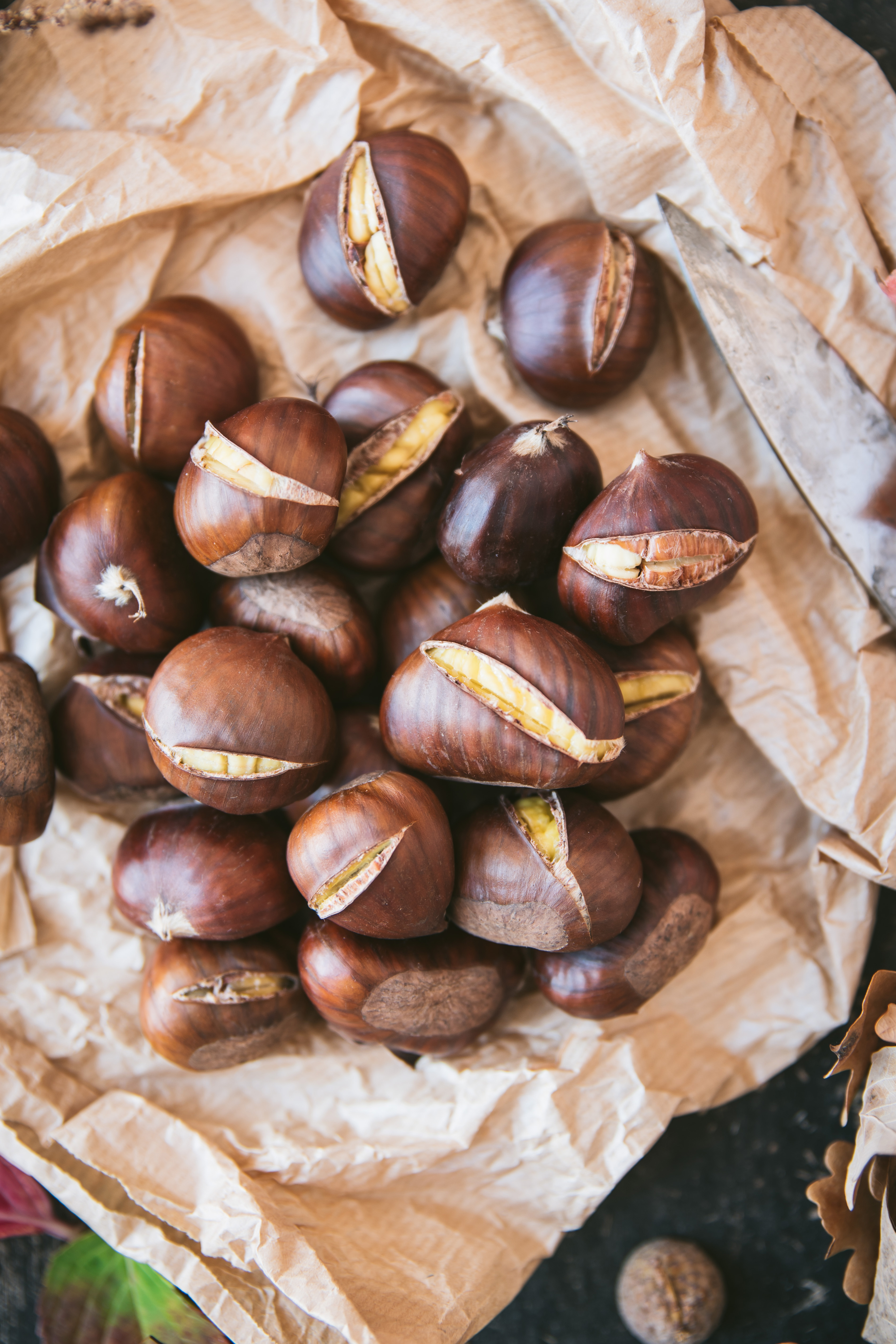 Best Fall Recipes roasted chestnuts
