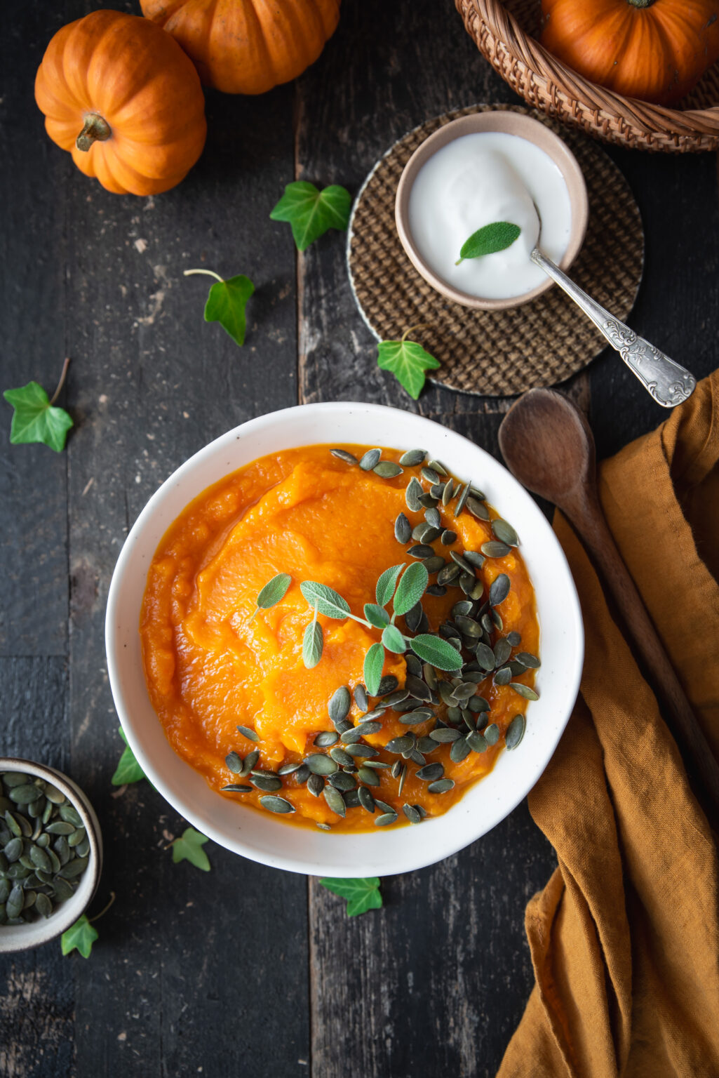Purée de potimarron crémeuse - Recette - Tangerine Zest