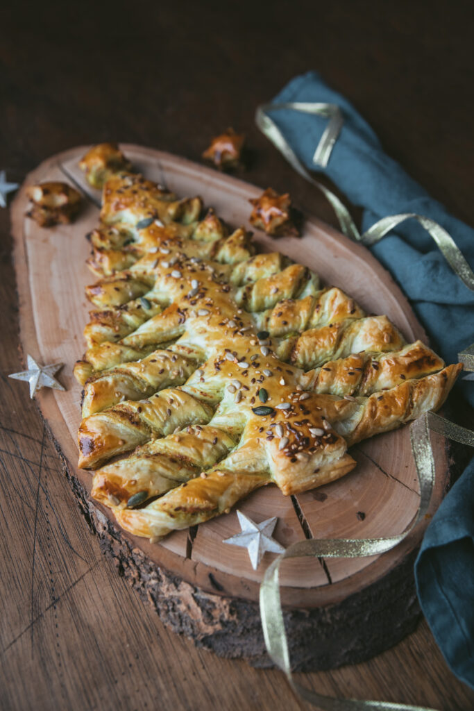 recette Feuilleté apéritif Sapin Noël