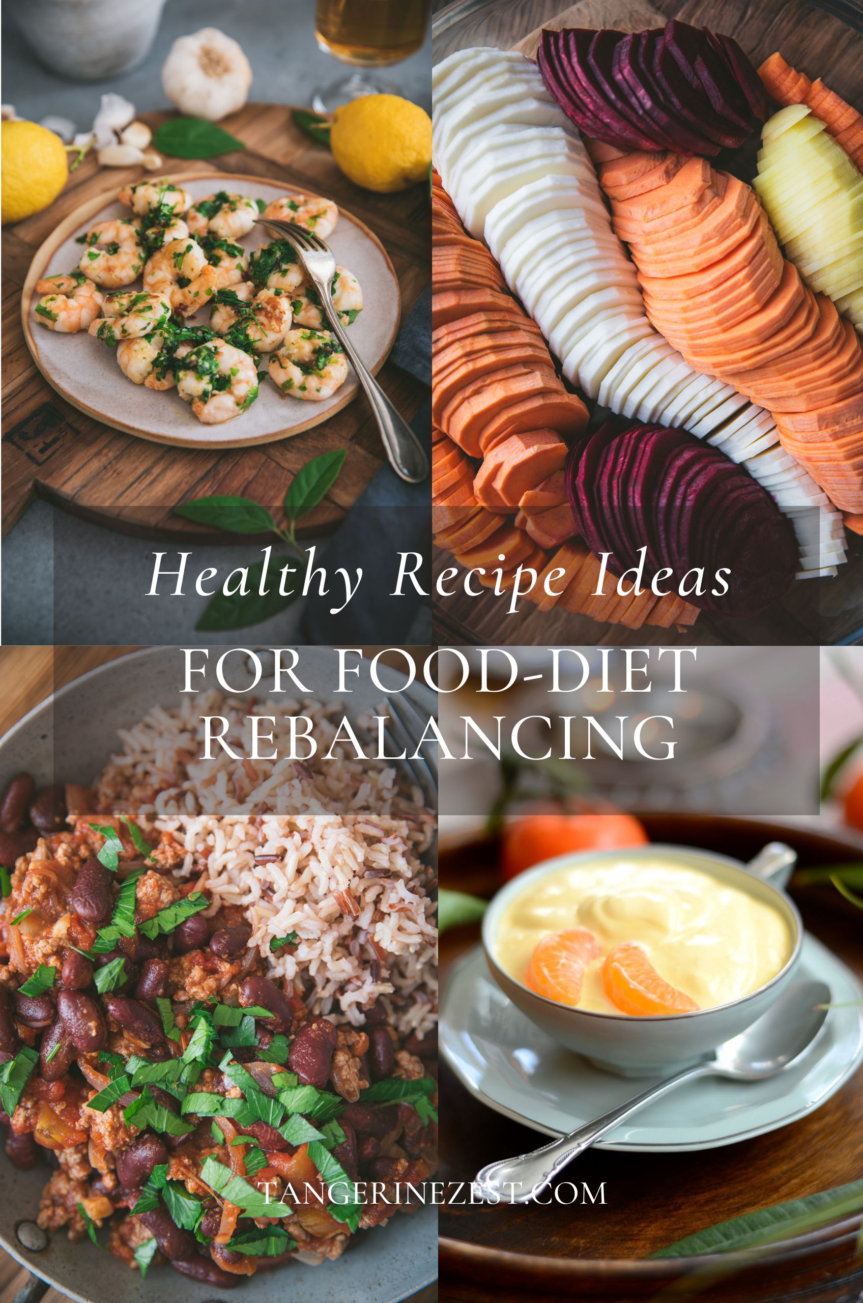Recipe Ideas for Food Diet Rebalancing Menu