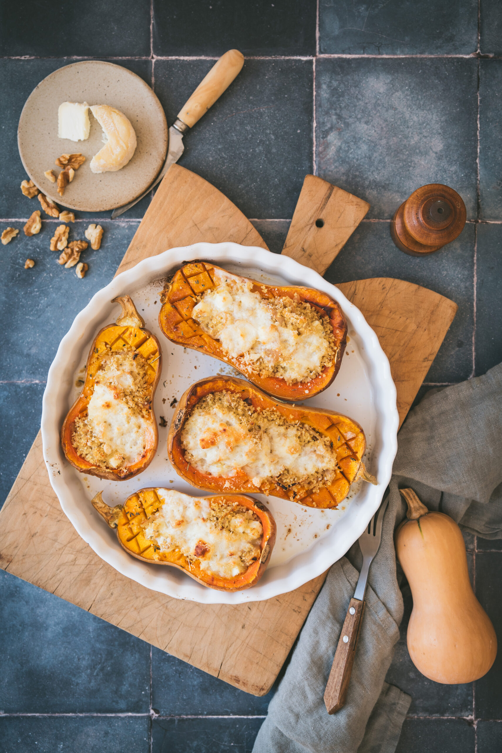 recette courge farcie végétarienne