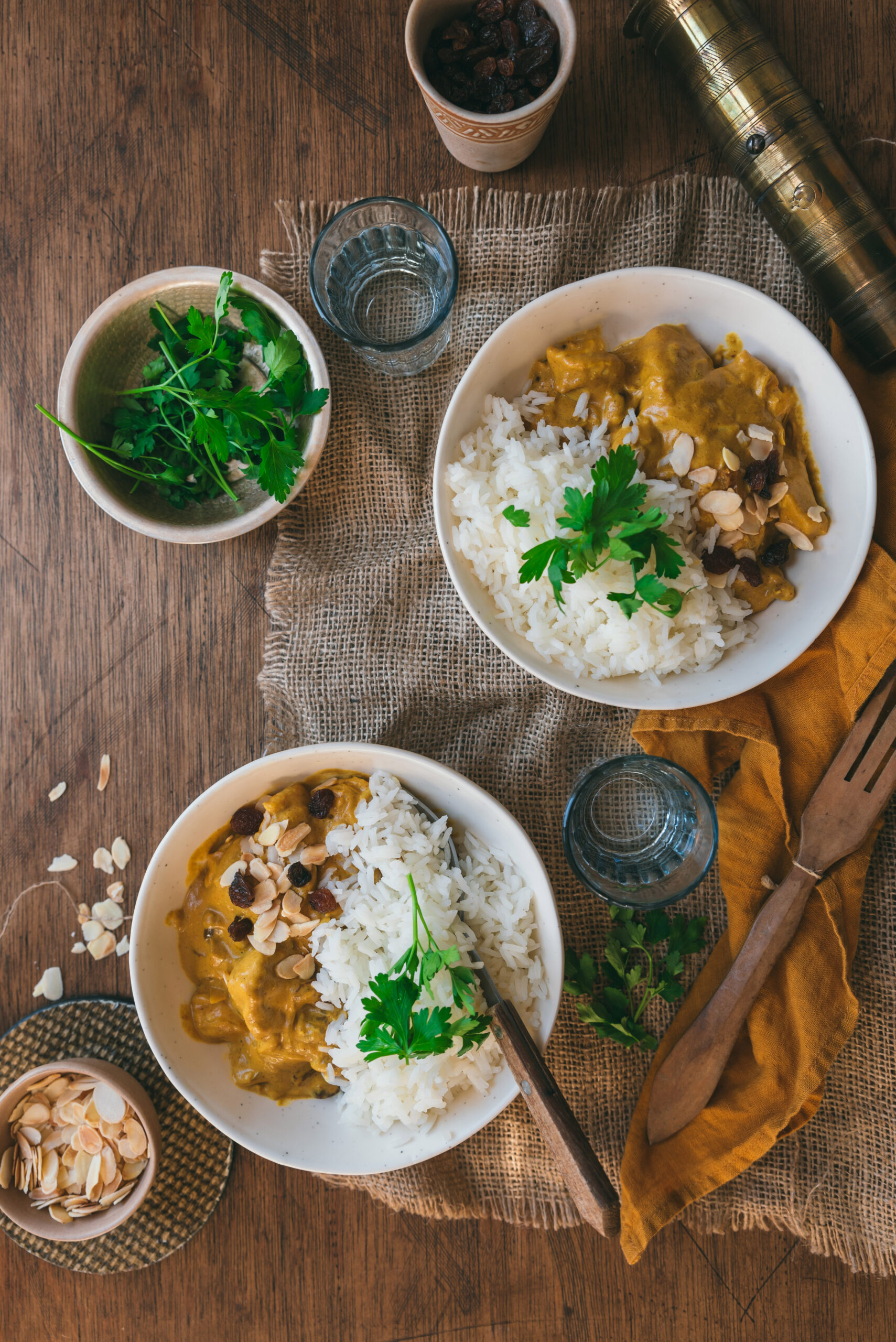 Chicken curry with coconut milk recipe