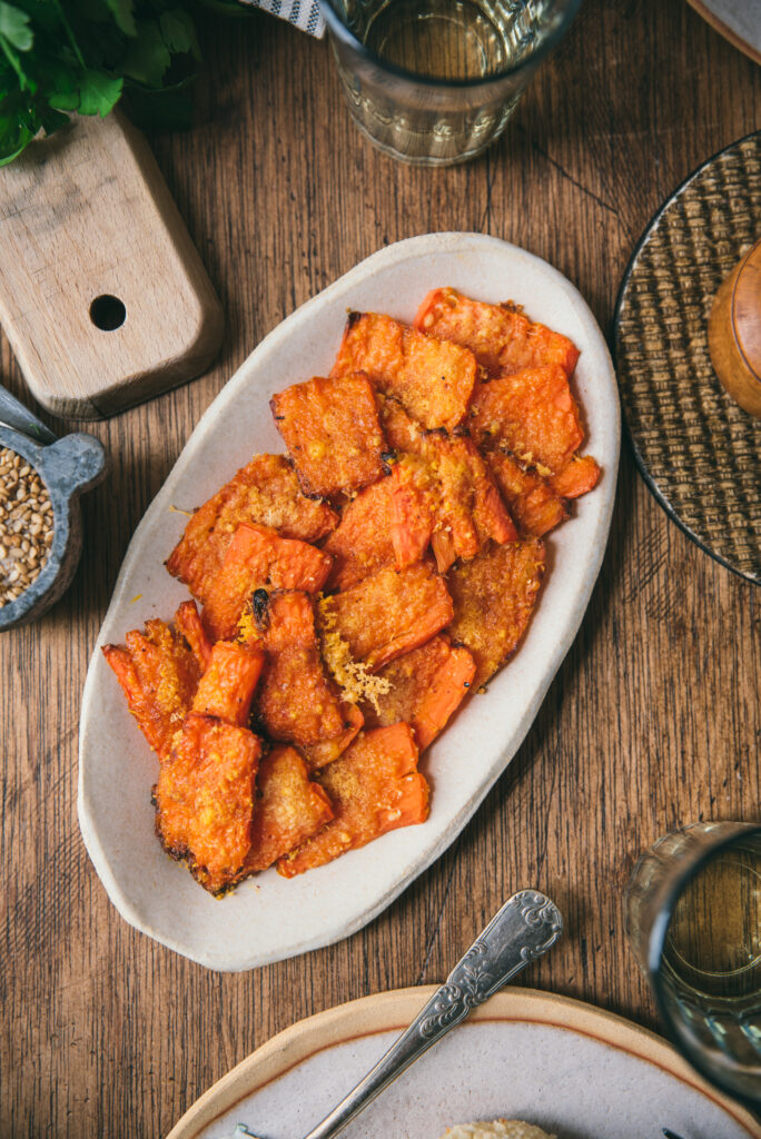 recette Chips de carotte au four parmesan