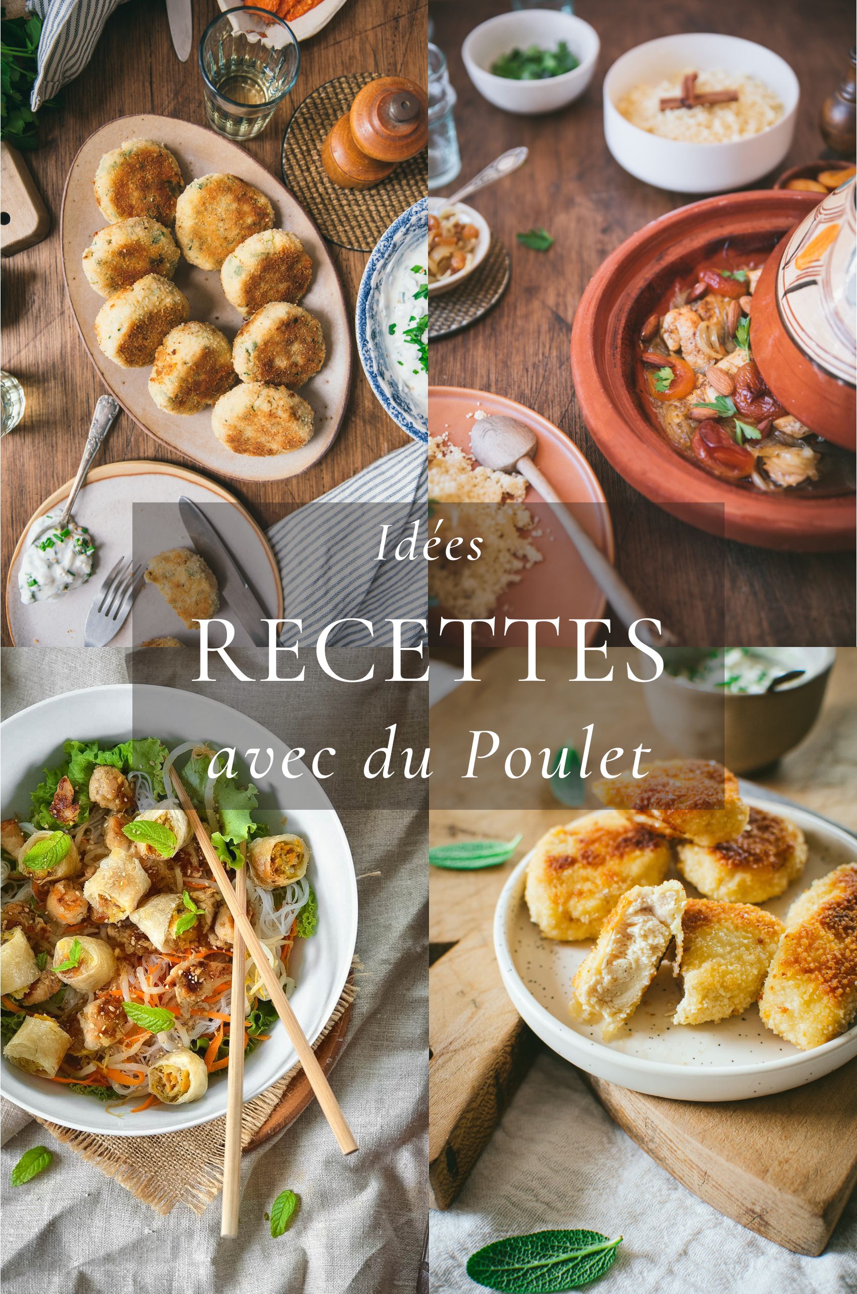 Idées recettes avec du Poulet