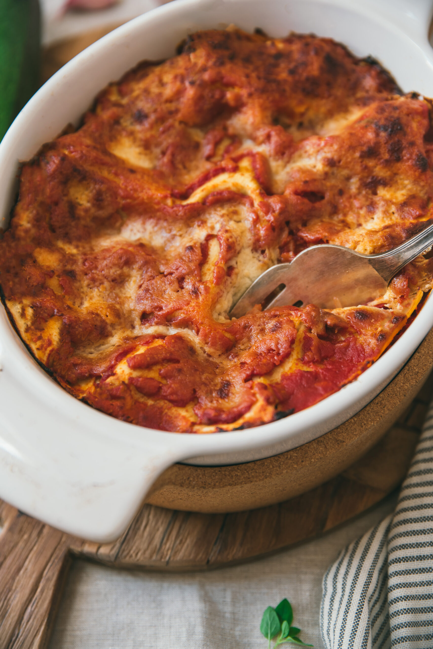 recette lasagne courgette ricotta sauce tomate
