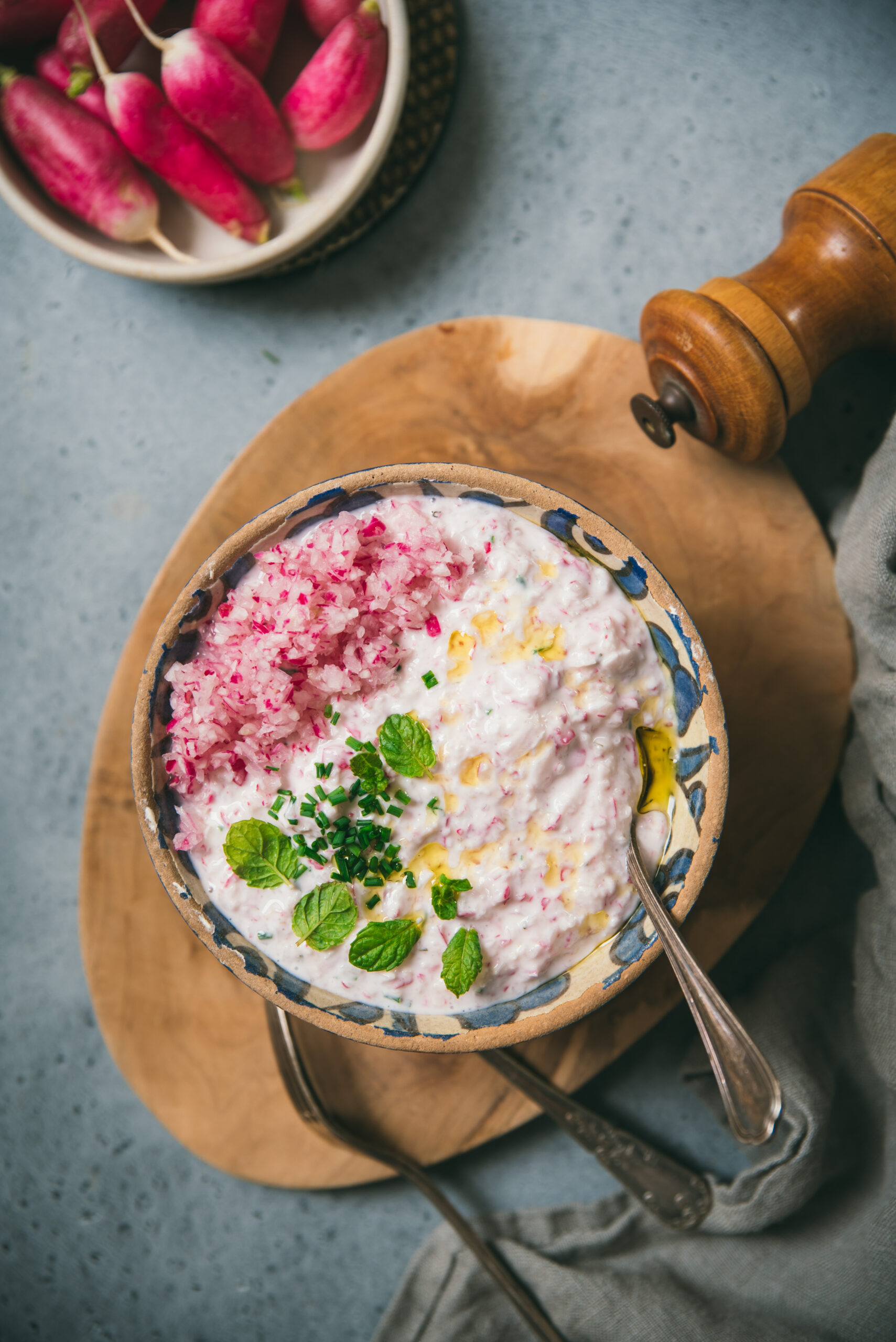 recette Tzatziki de Radis rose