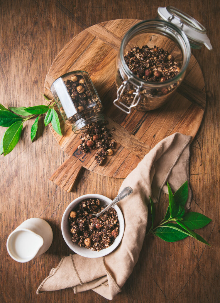 recette granola chocolat noisette