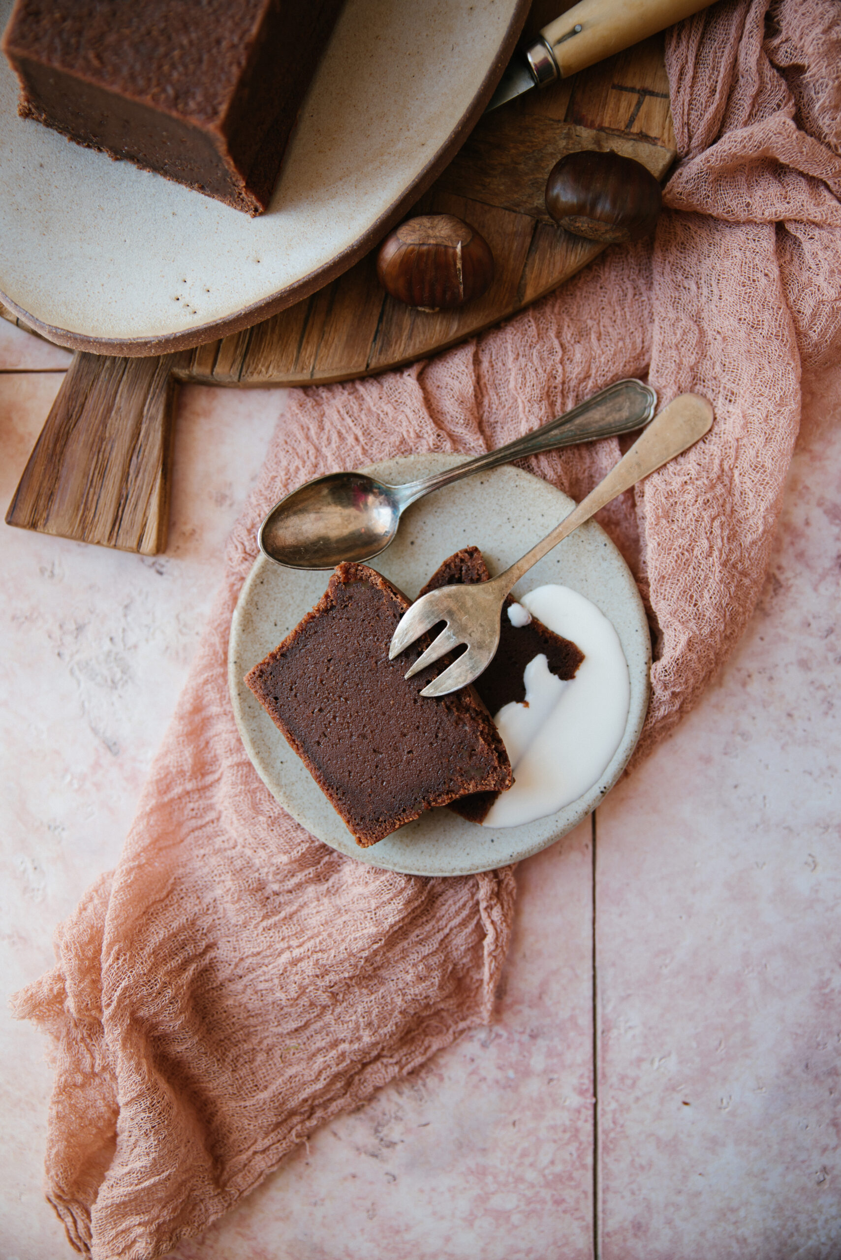 recette fondant chocolat crème de chataigne