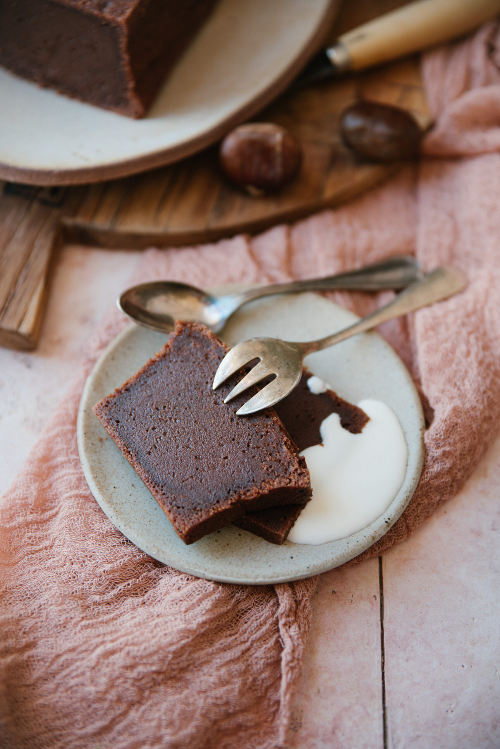 recette fondant chocolat crème de marron