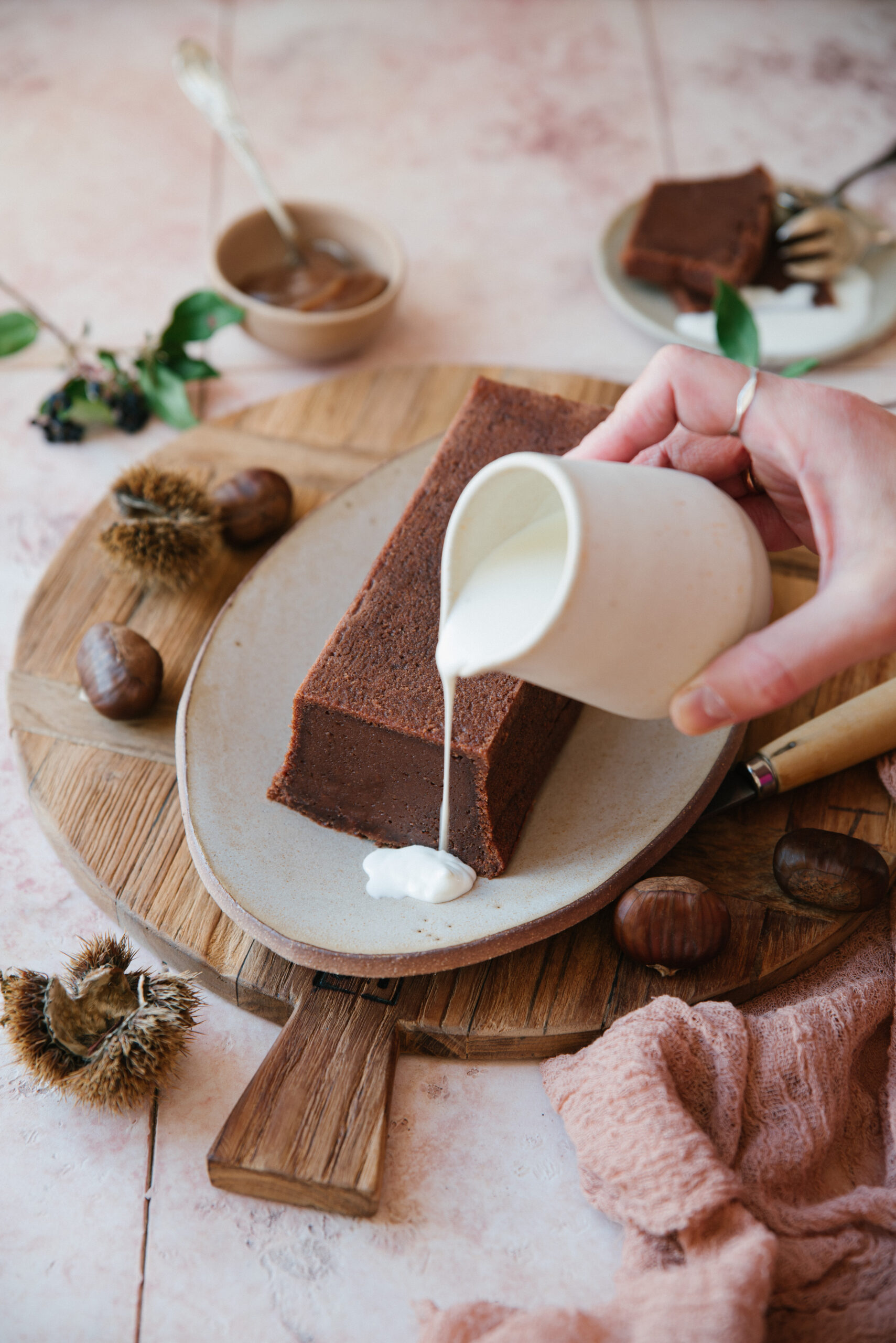 recette fondant chocolat crème de chataigne