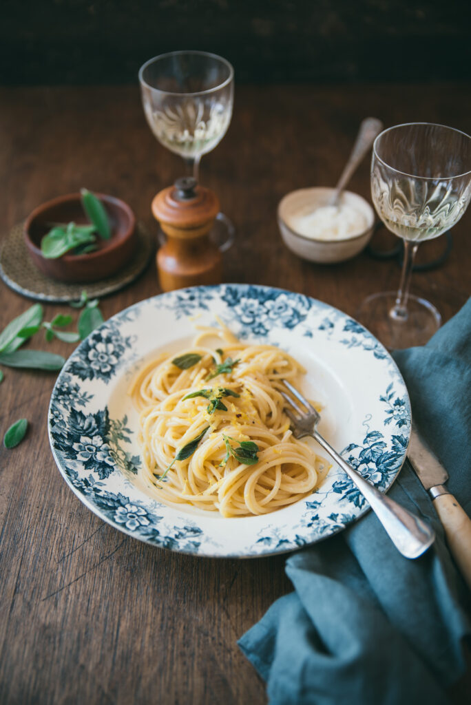 Pates beurre de sauge - Idées pour des repas sans viande - Recettes végétariennes