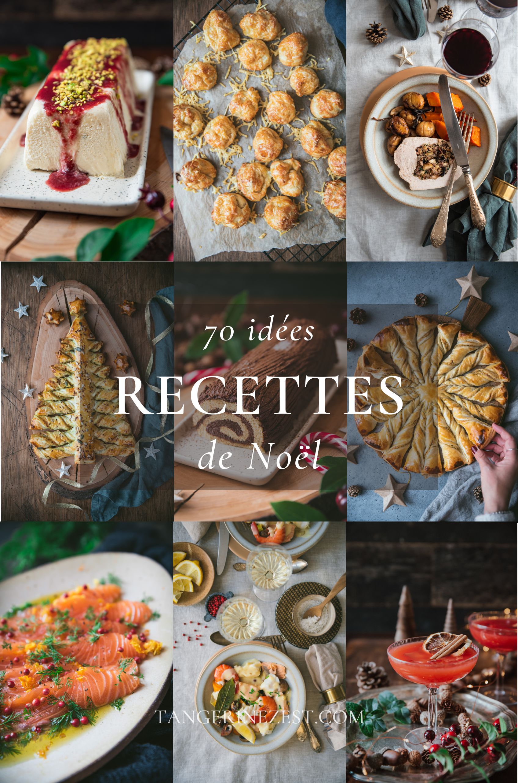 recettes pour menu de Noël