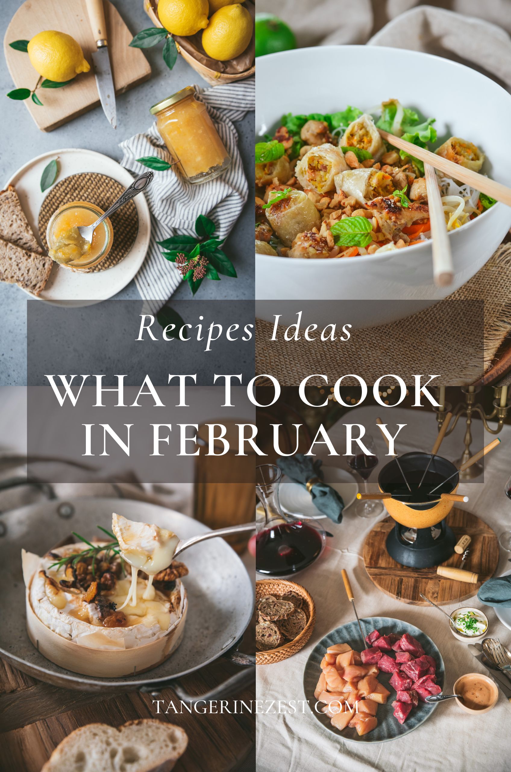 What to Cook and Eat in February recipe ideas