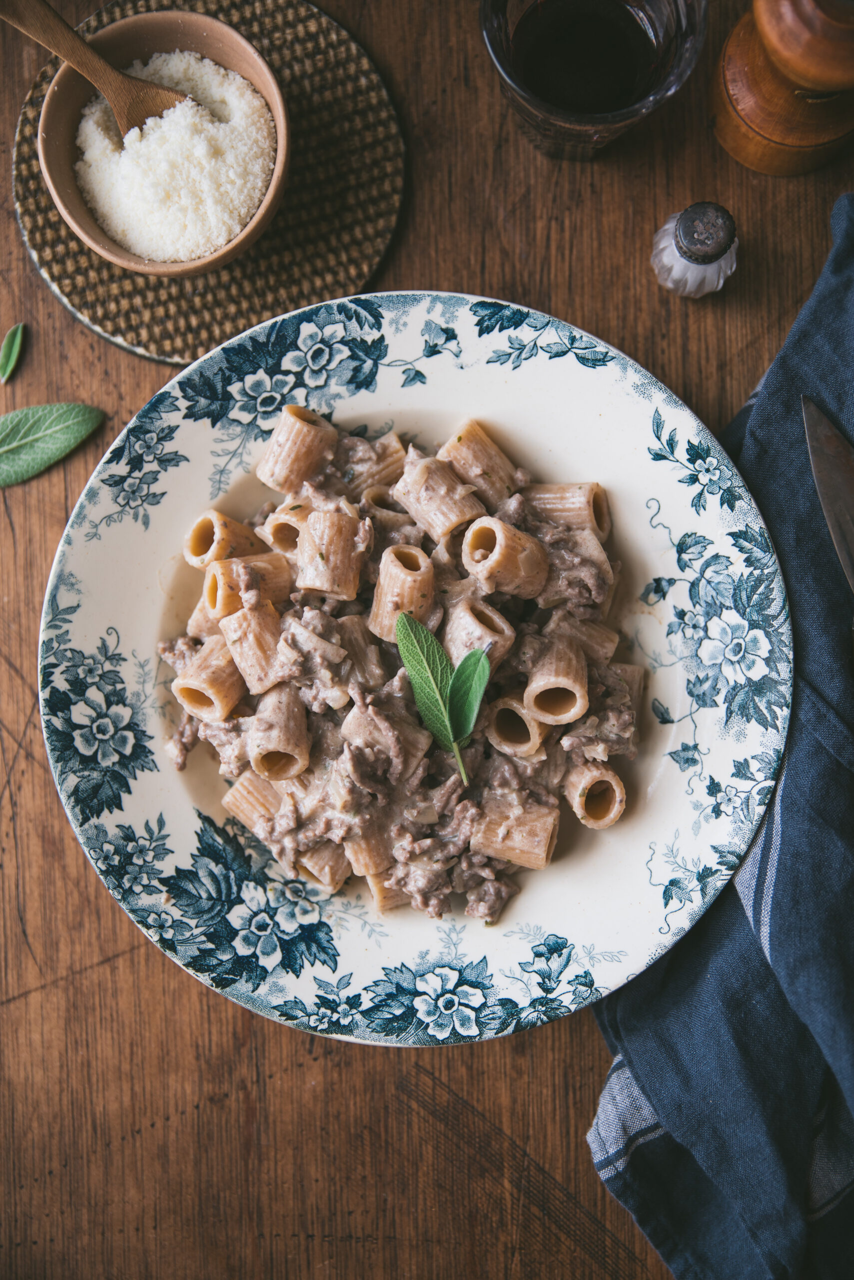 recette Pâtes au boeuf haché sauce crémeuse au Boursin