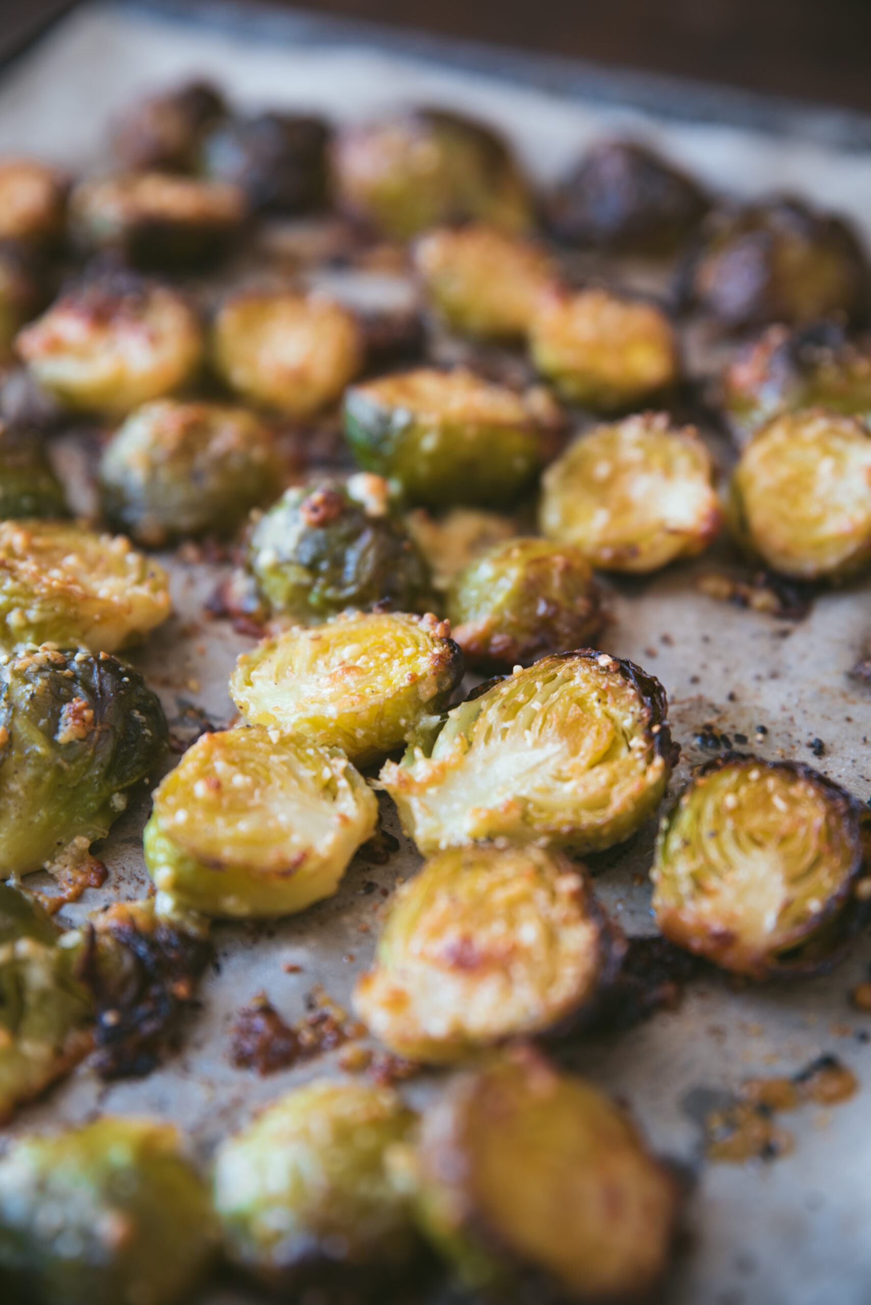 Parmesan Roasted Brussels Sprouts Recipe