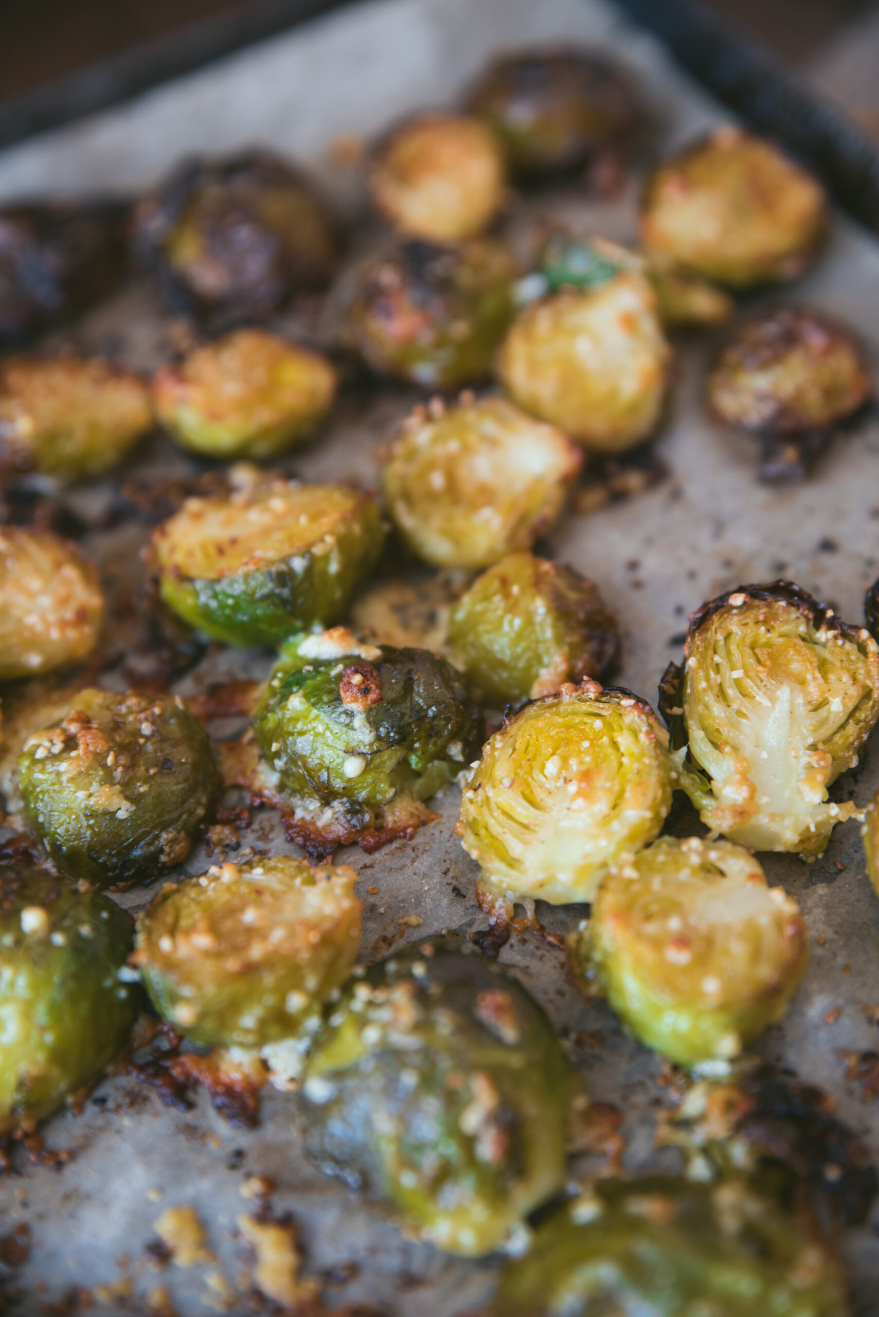 Parmesan Roasted Brussels Sprouts Recipe