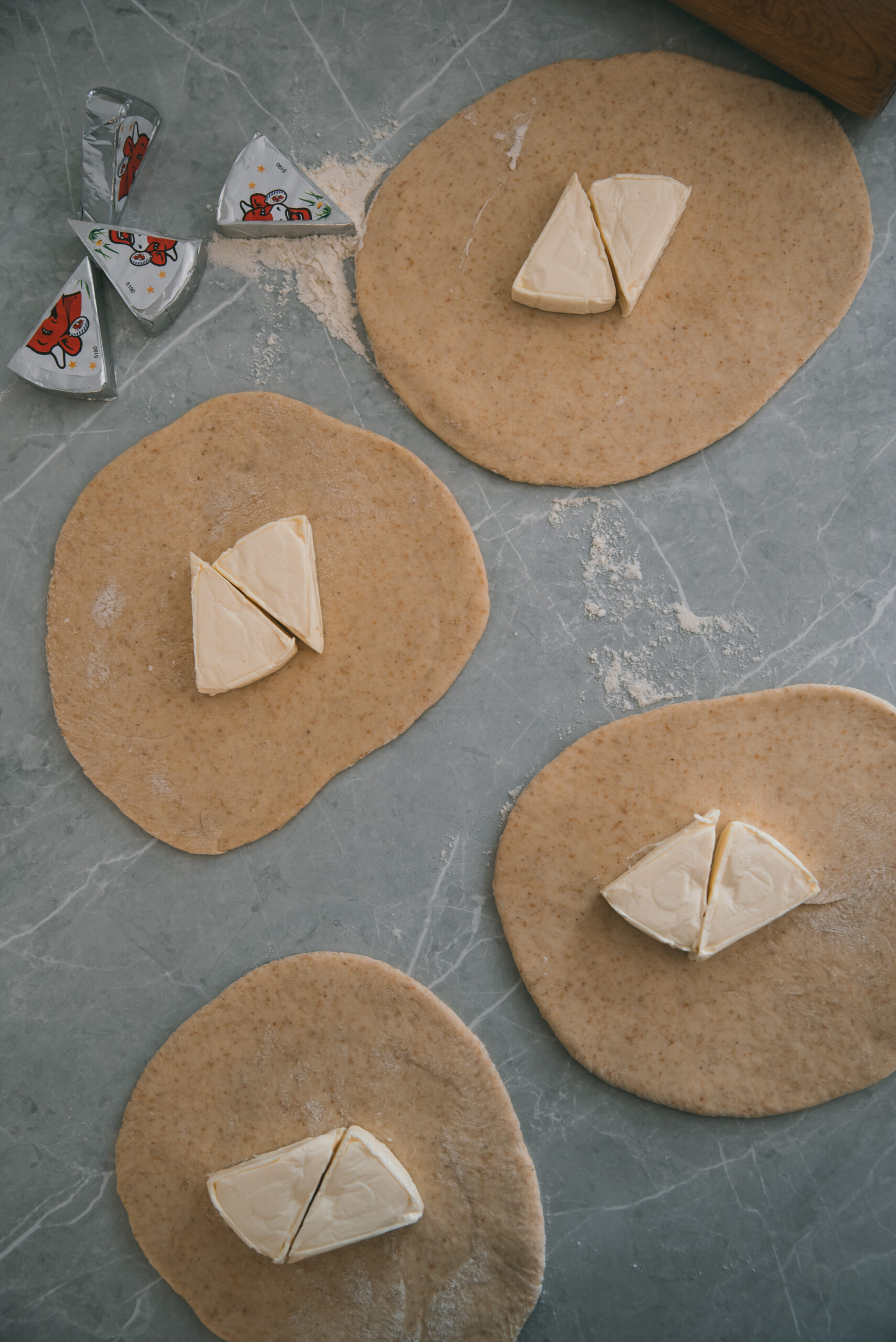 recette pâte à pain indien farci au fromage