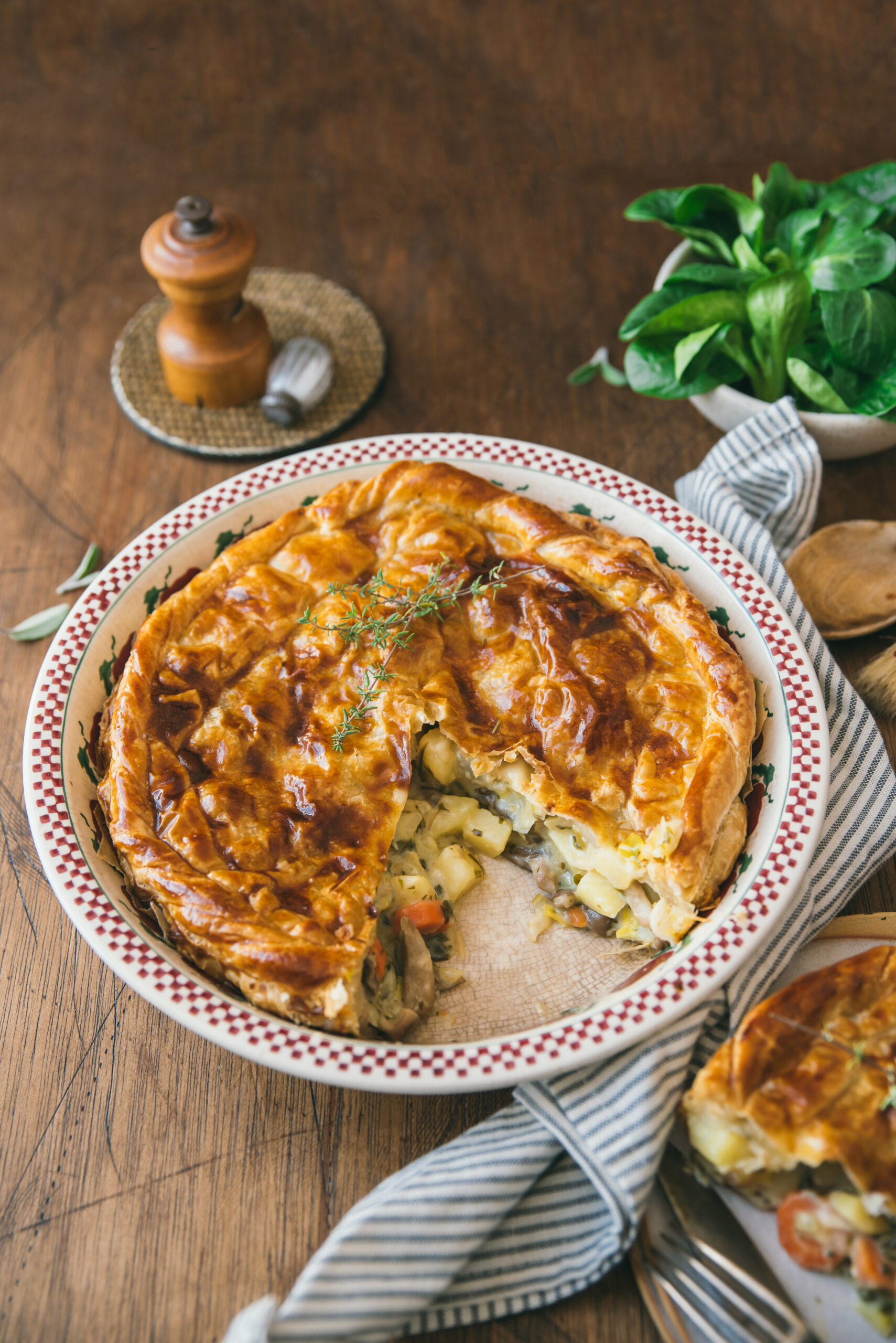 Vegetarian Pot Pie Recipe