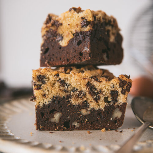 Brookie recette Gâteau Brownie-Cookie Chocolat