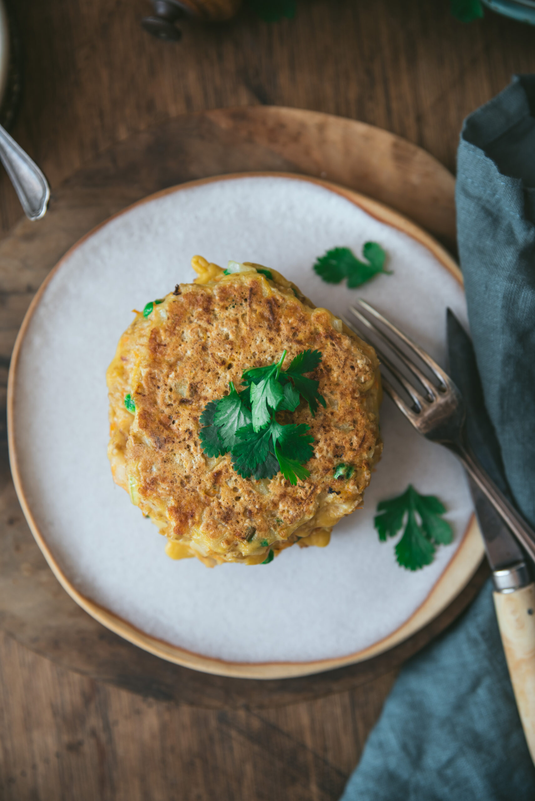 recette-végétarienne-galettes-légumes-flocons-avoine