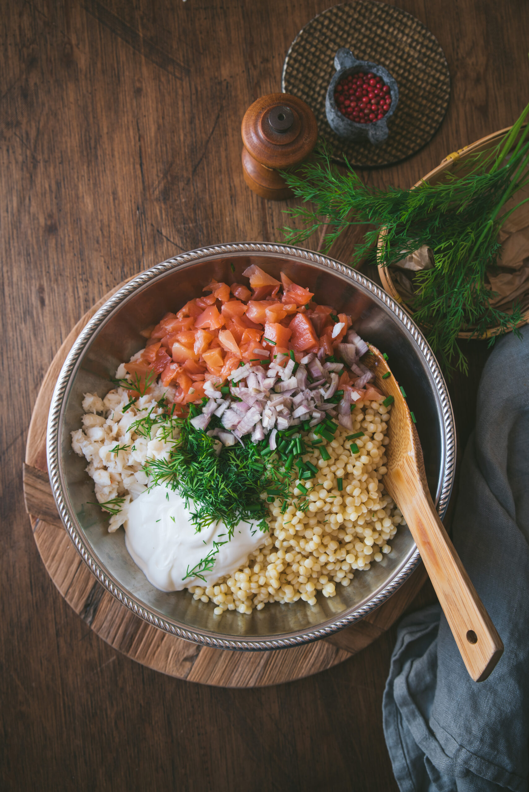 salade-pâtes-océanes-saumon-ingrédients-recette