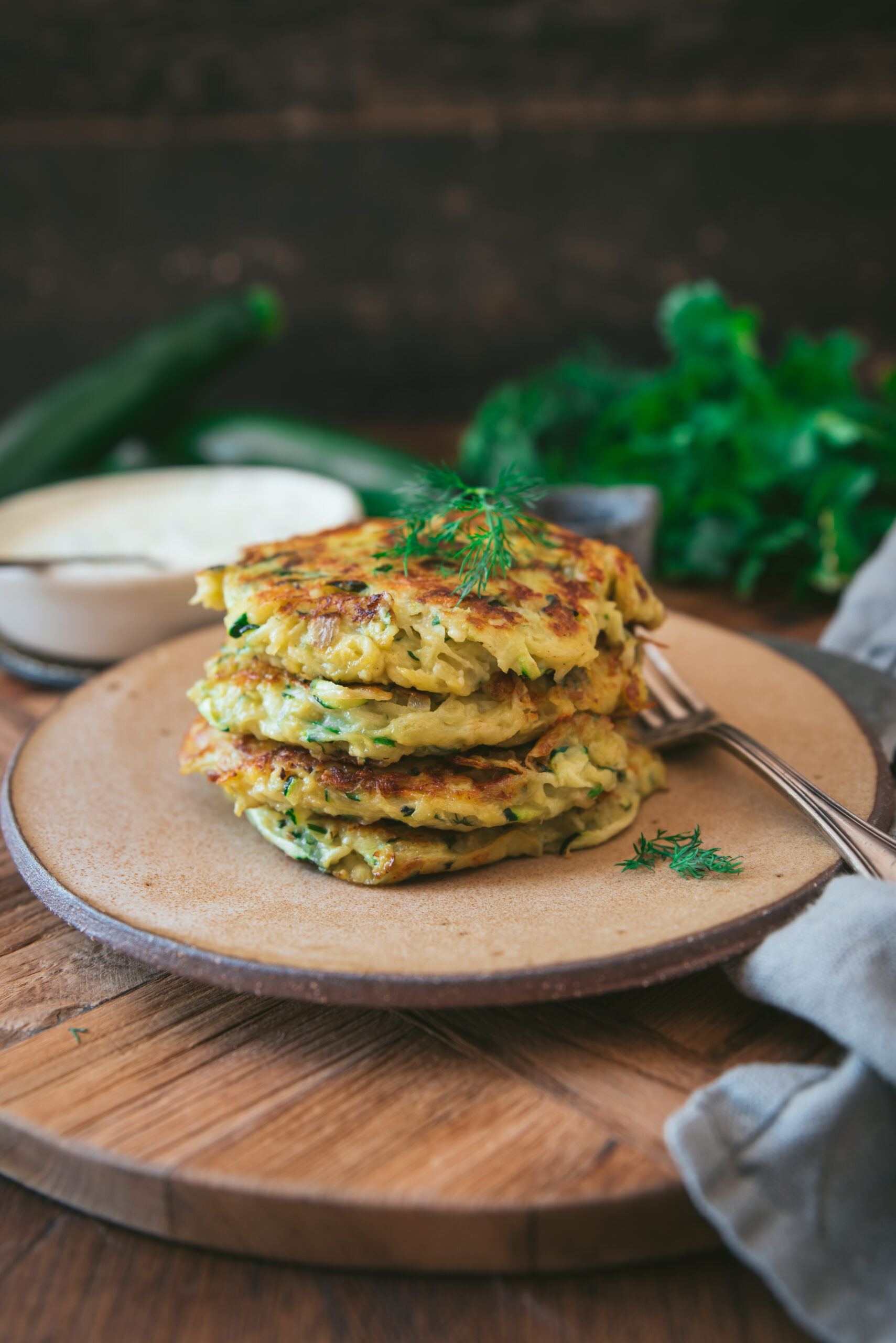 recette galettes courgette fromage