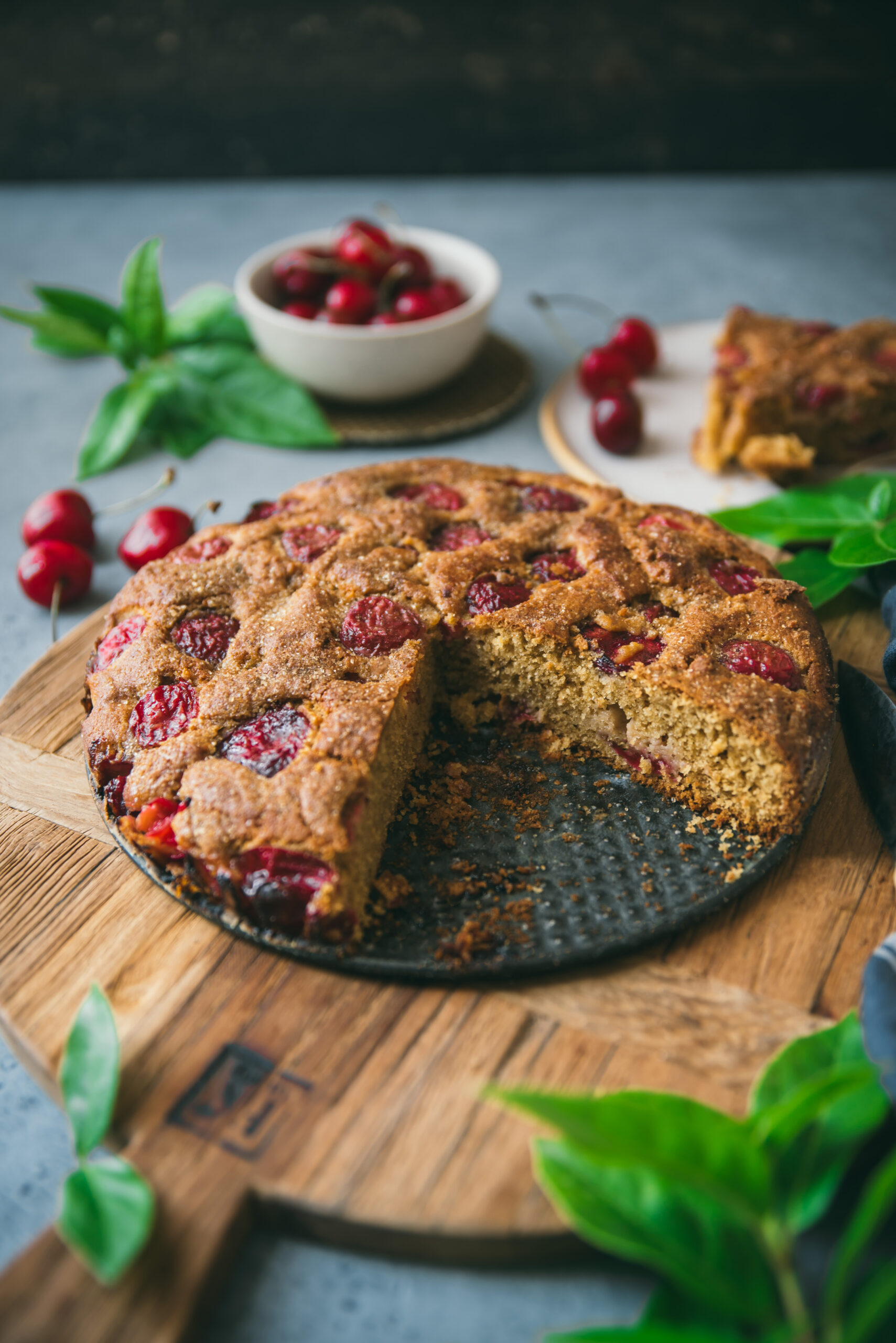 recette gateau cerise moelleux
