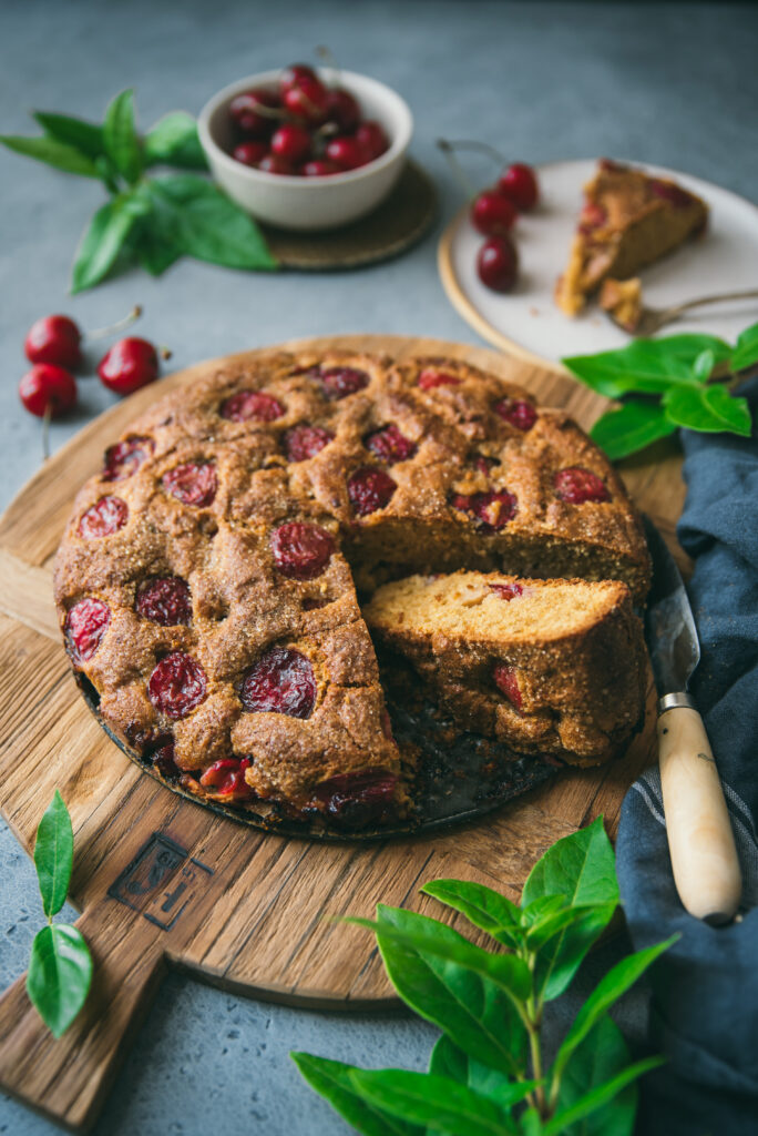 recette gateau cerises moelleux
